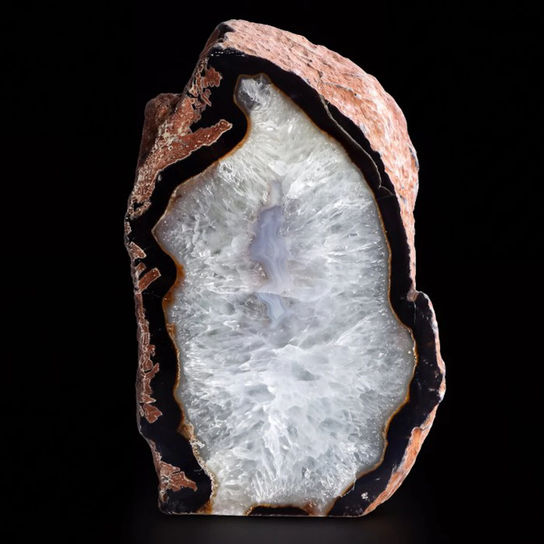 XL Black Agate - 26x16x10 cm - Geode- 6.4 kg