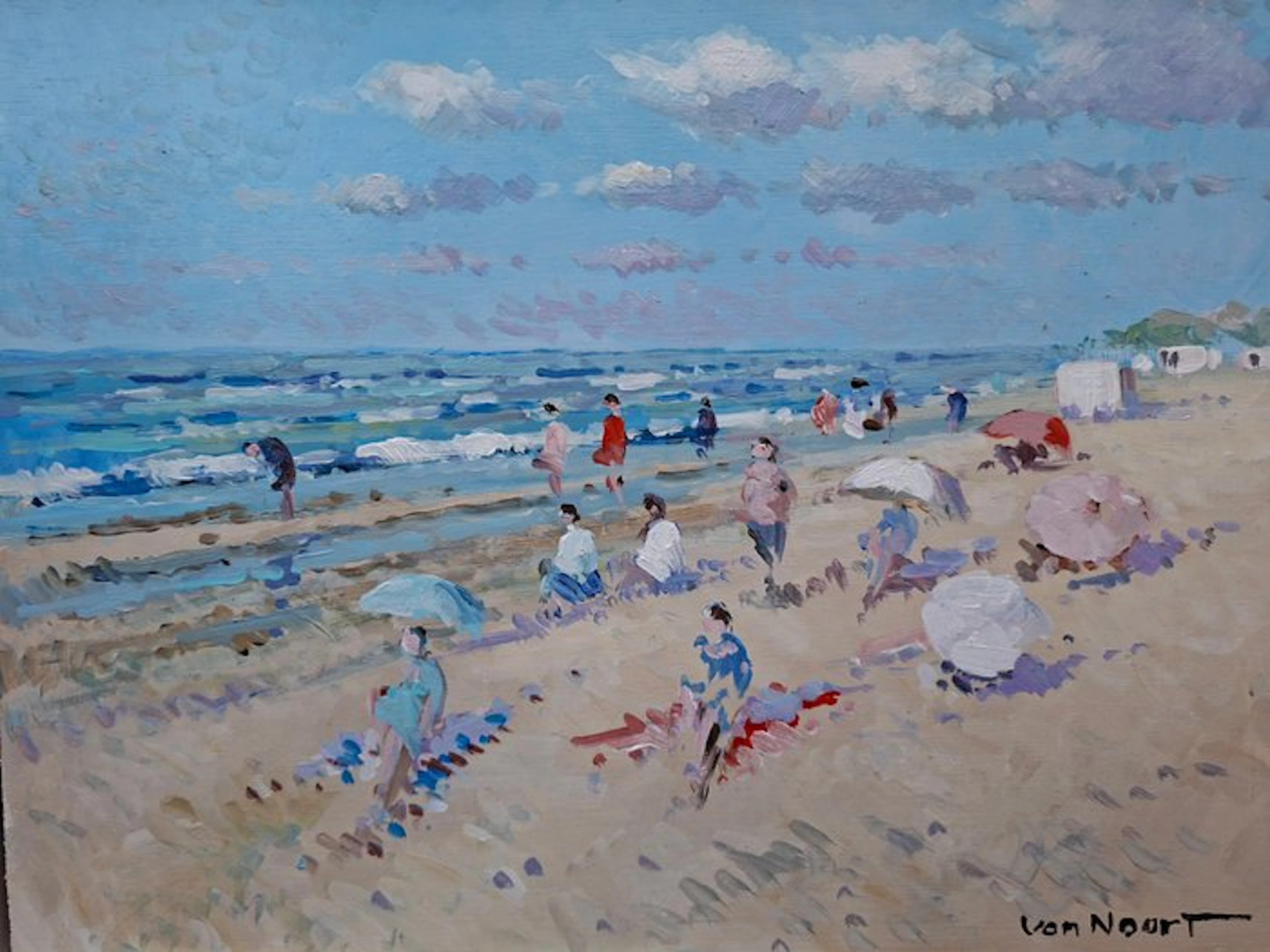 Van Noort (XX-XXI) - Zonnig strandgezicht Zandvoort