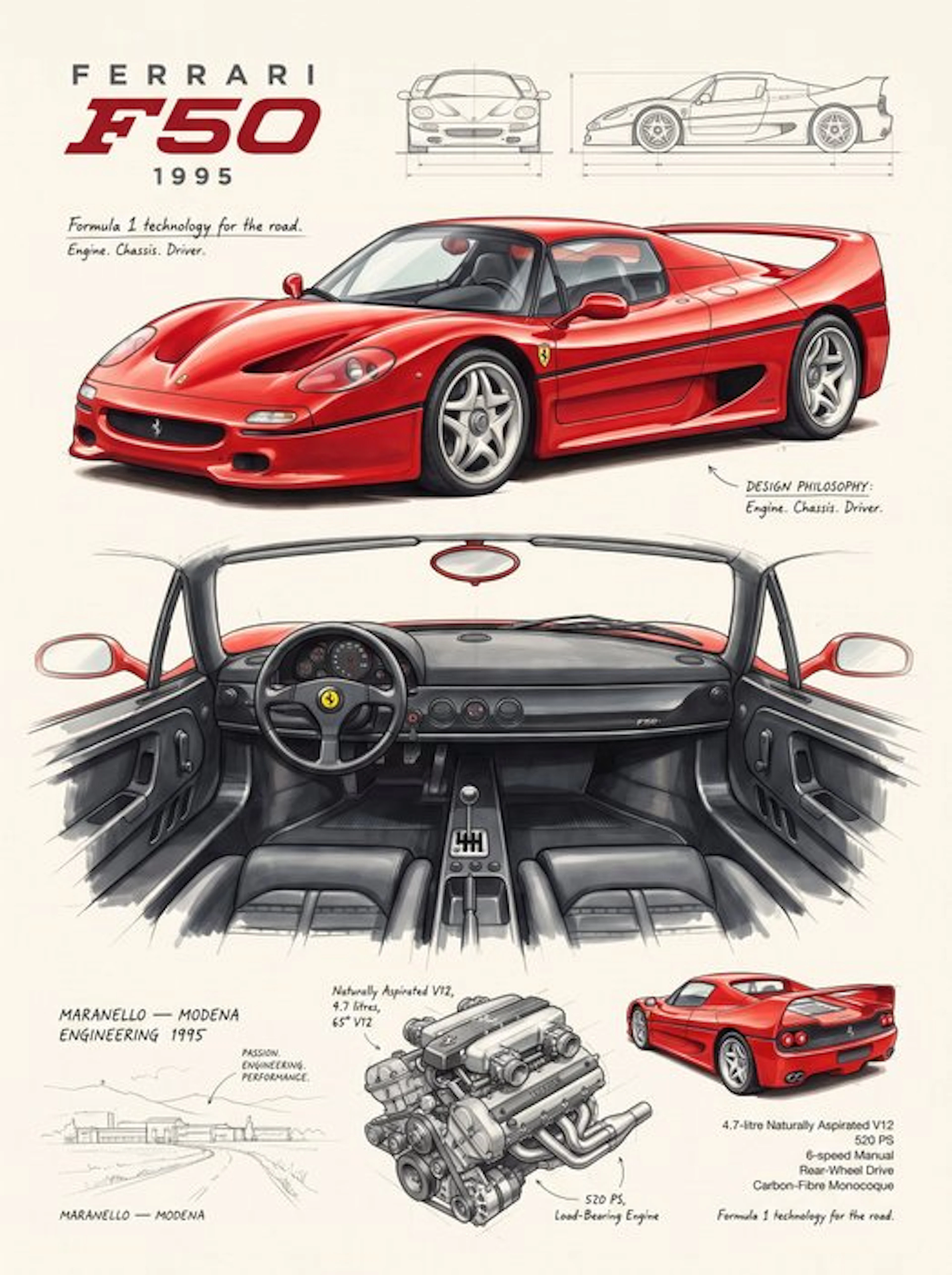 Shmidt.Art - Ferrari - Ferrari F50 1995 - 1990s