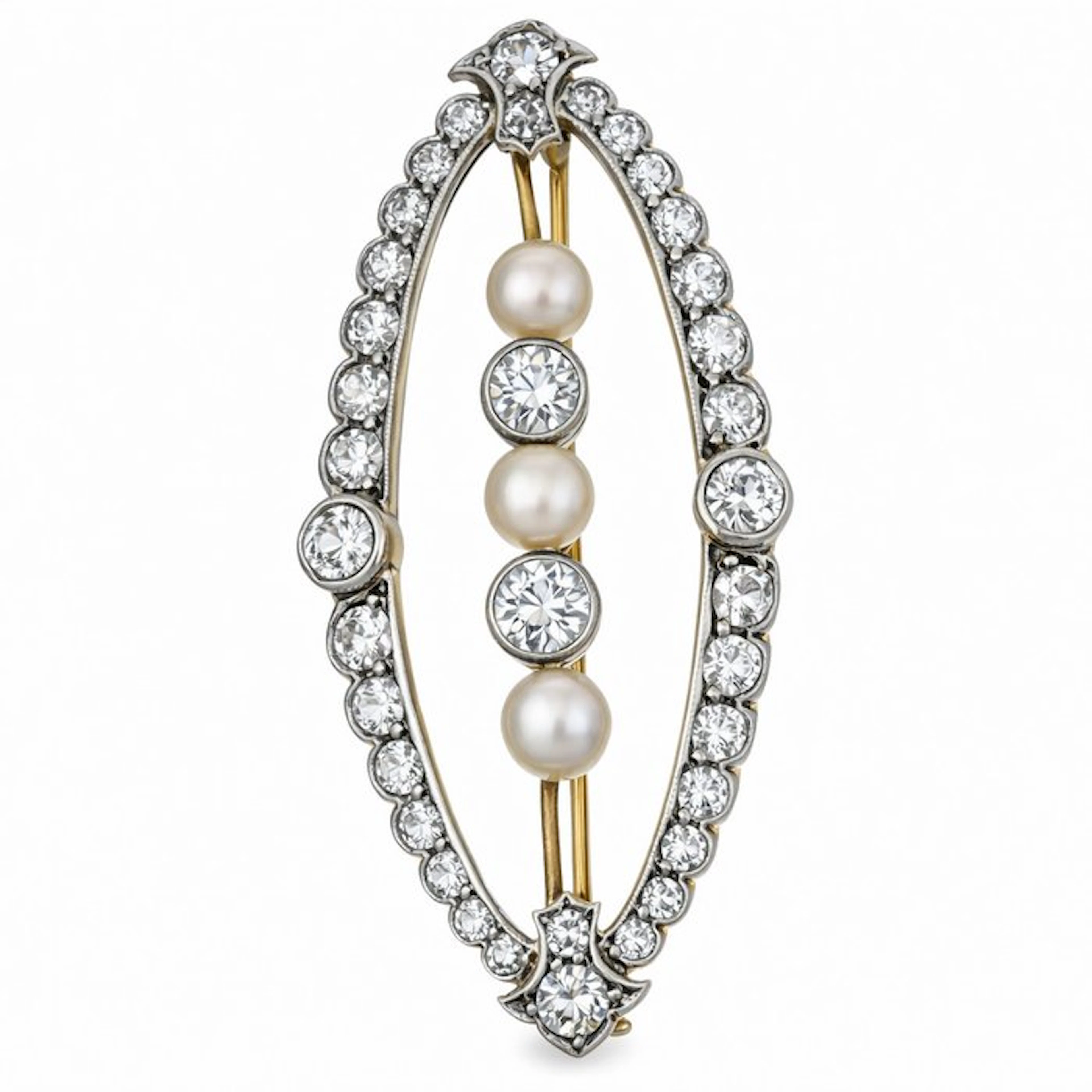 Brooch - 18 kt