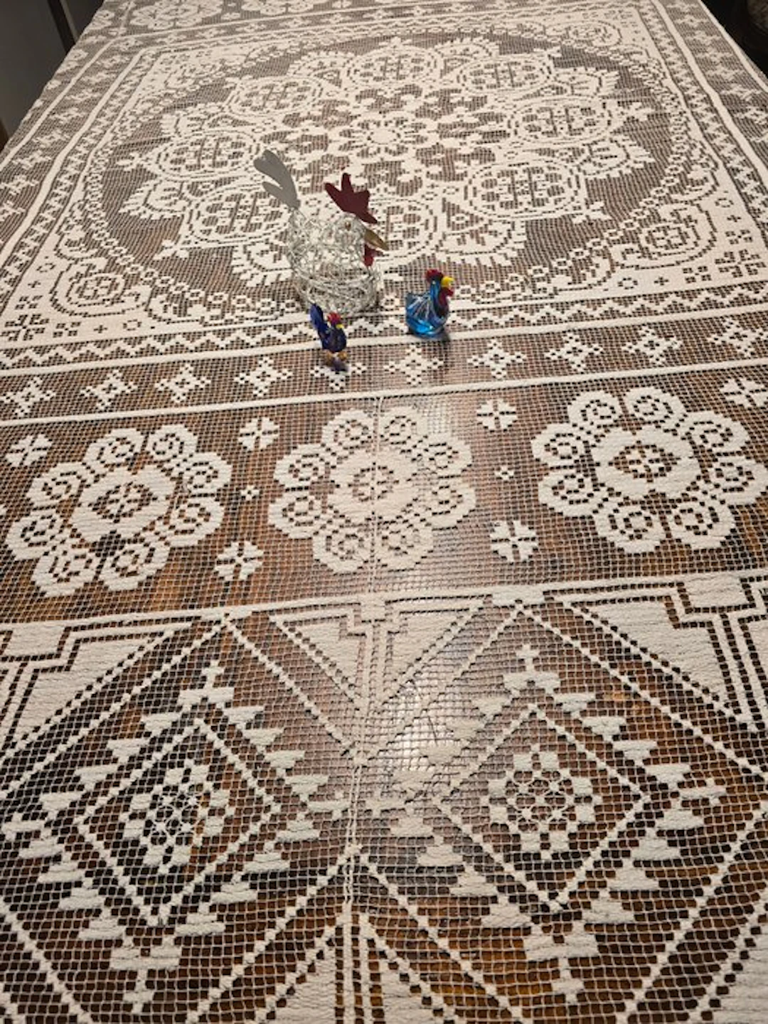 Tablecloth - 240 cm - 220 cm - Ancient trousseaus