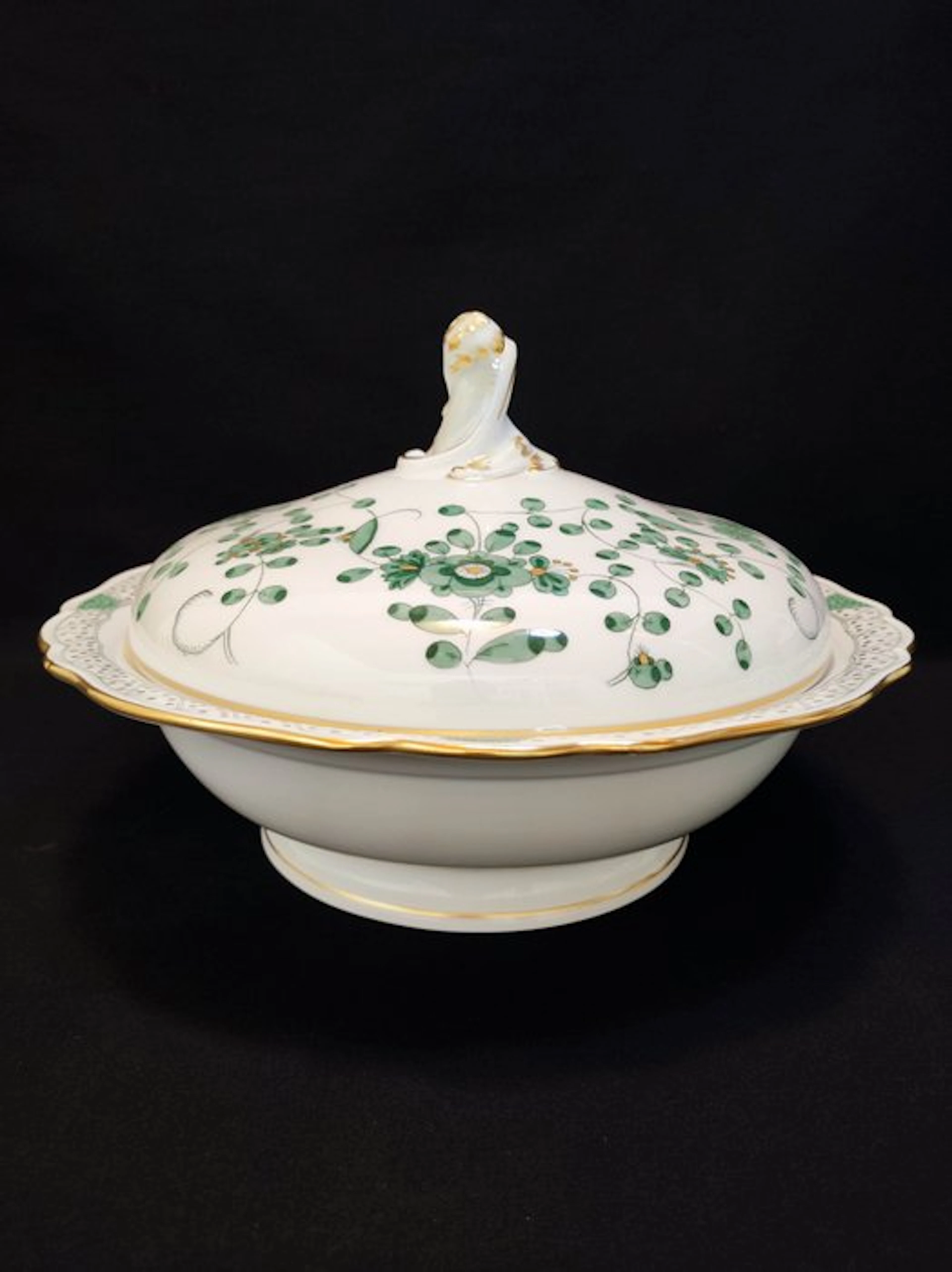 Meissen - Tureen - rund 17,5x27,2 cm Schüssel/Schale mit...