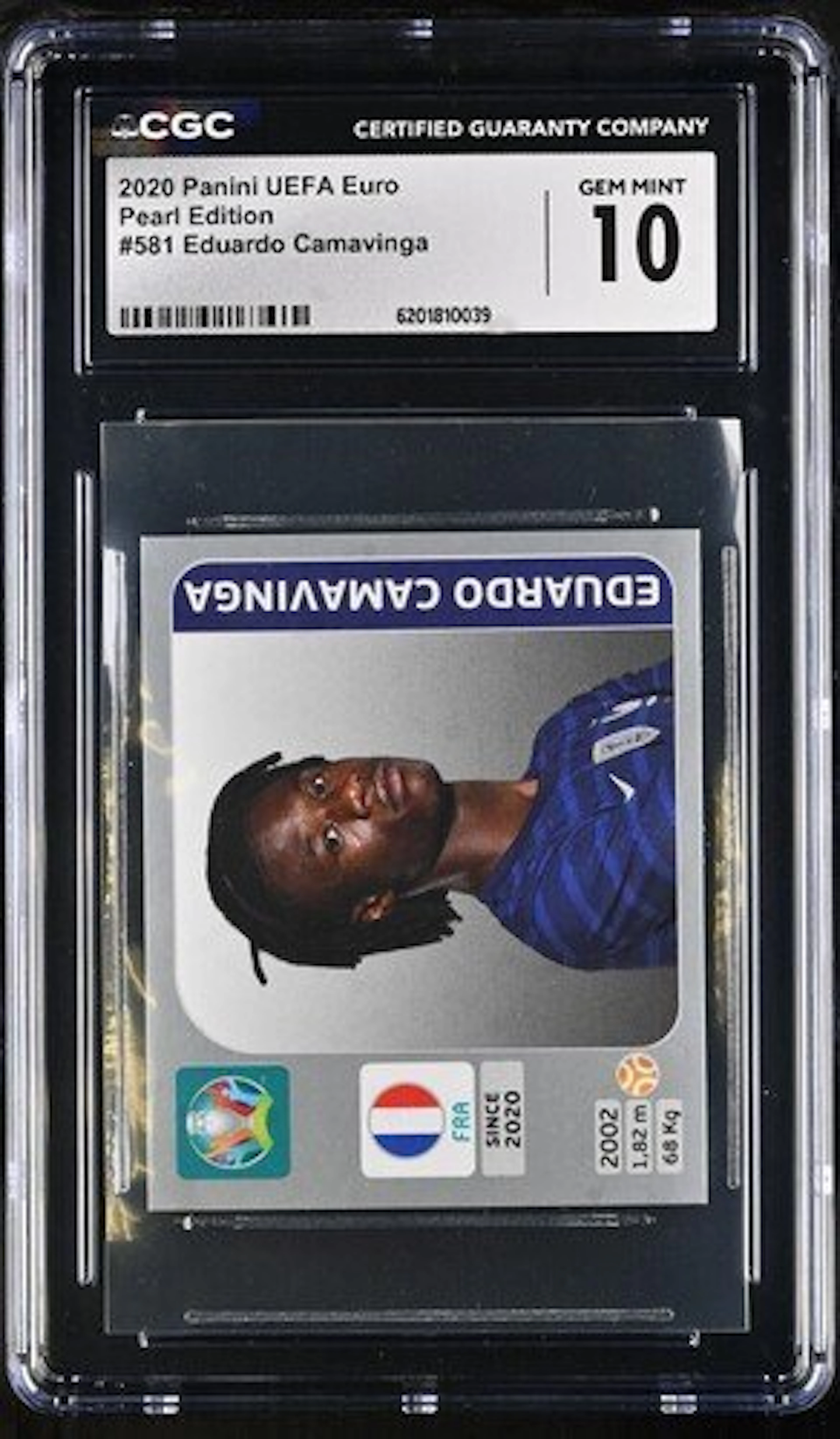 2020 Panini Eduardo Camavinga #581 - Panini UEFA Euro...