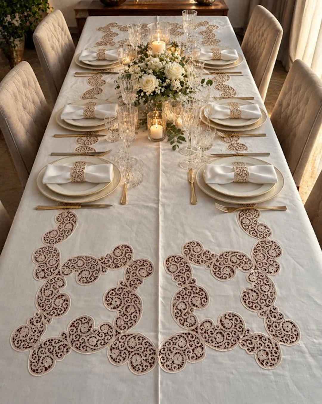Tablecloth (13) - 290 cm - 180 cm - Cantù tablecloth