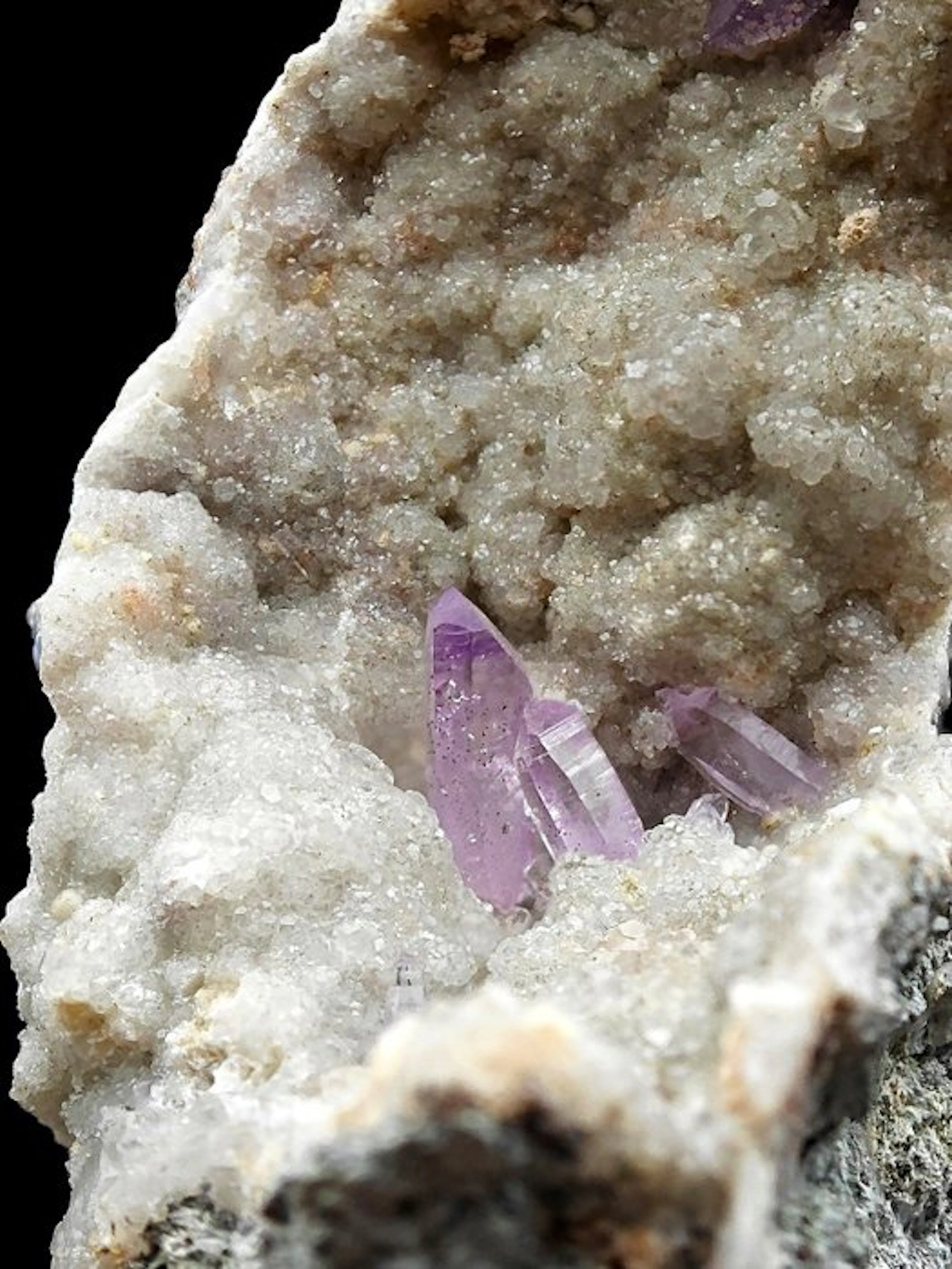 Violet Amethyst Aesthetic with Calcedony