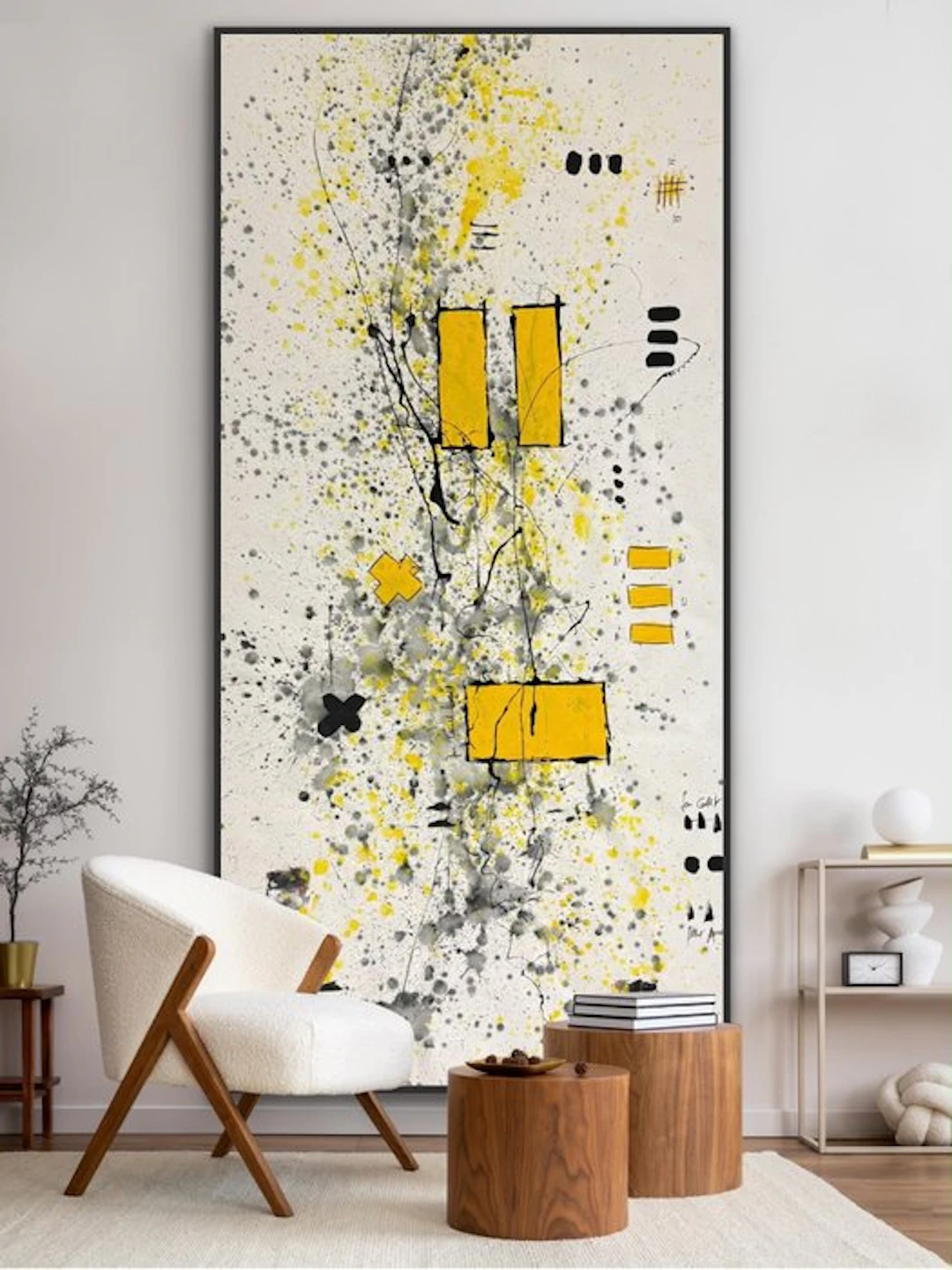 Laura Pinchete - Doble parch en amarillo