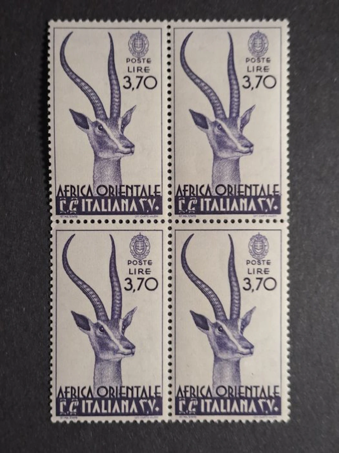 Italian East Africa 1938 - Italian East Africa 1938 3.70 lire