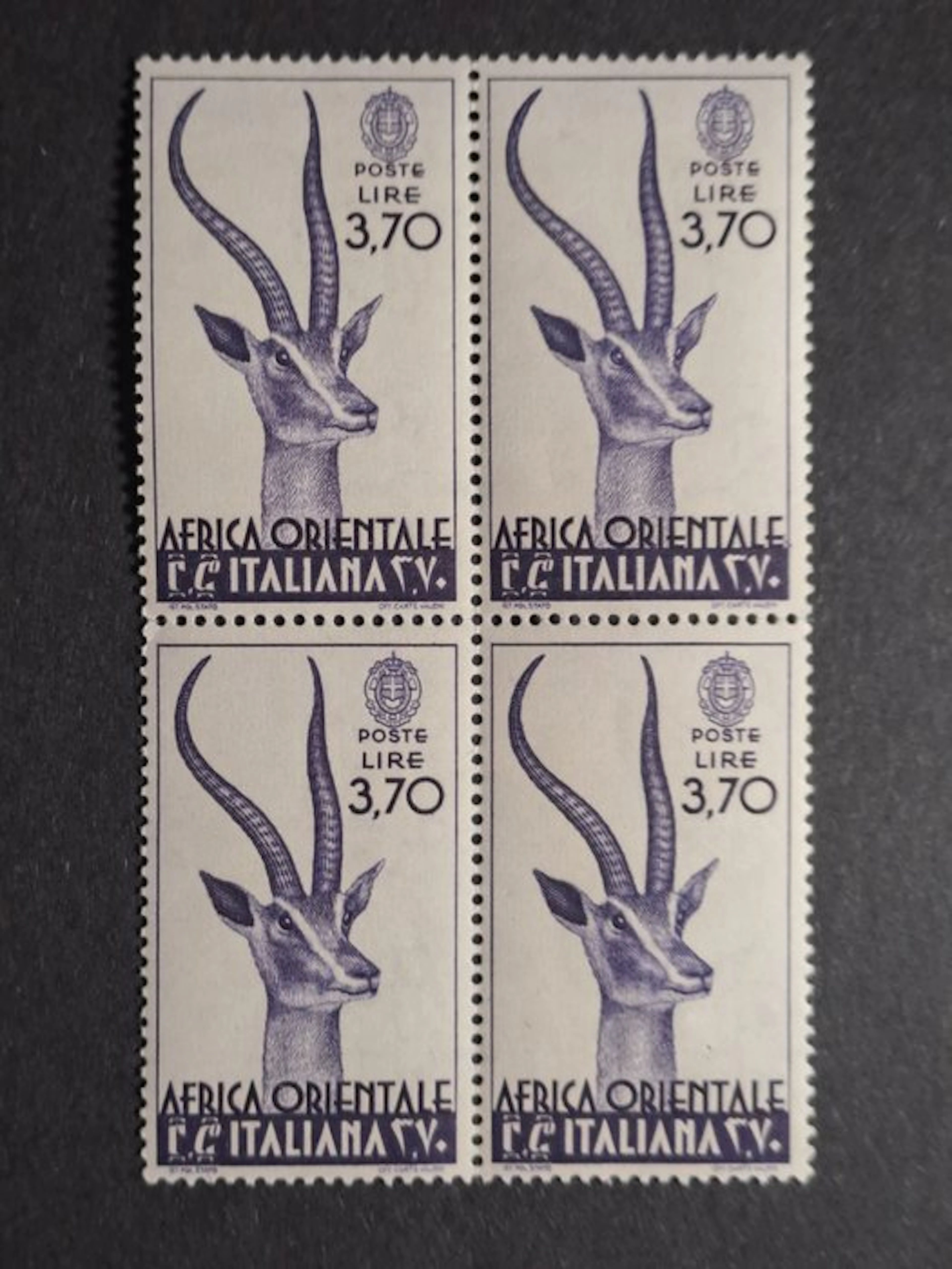 Italian East Africa 1938 - Italian East Africa 1938 3.70 lire
