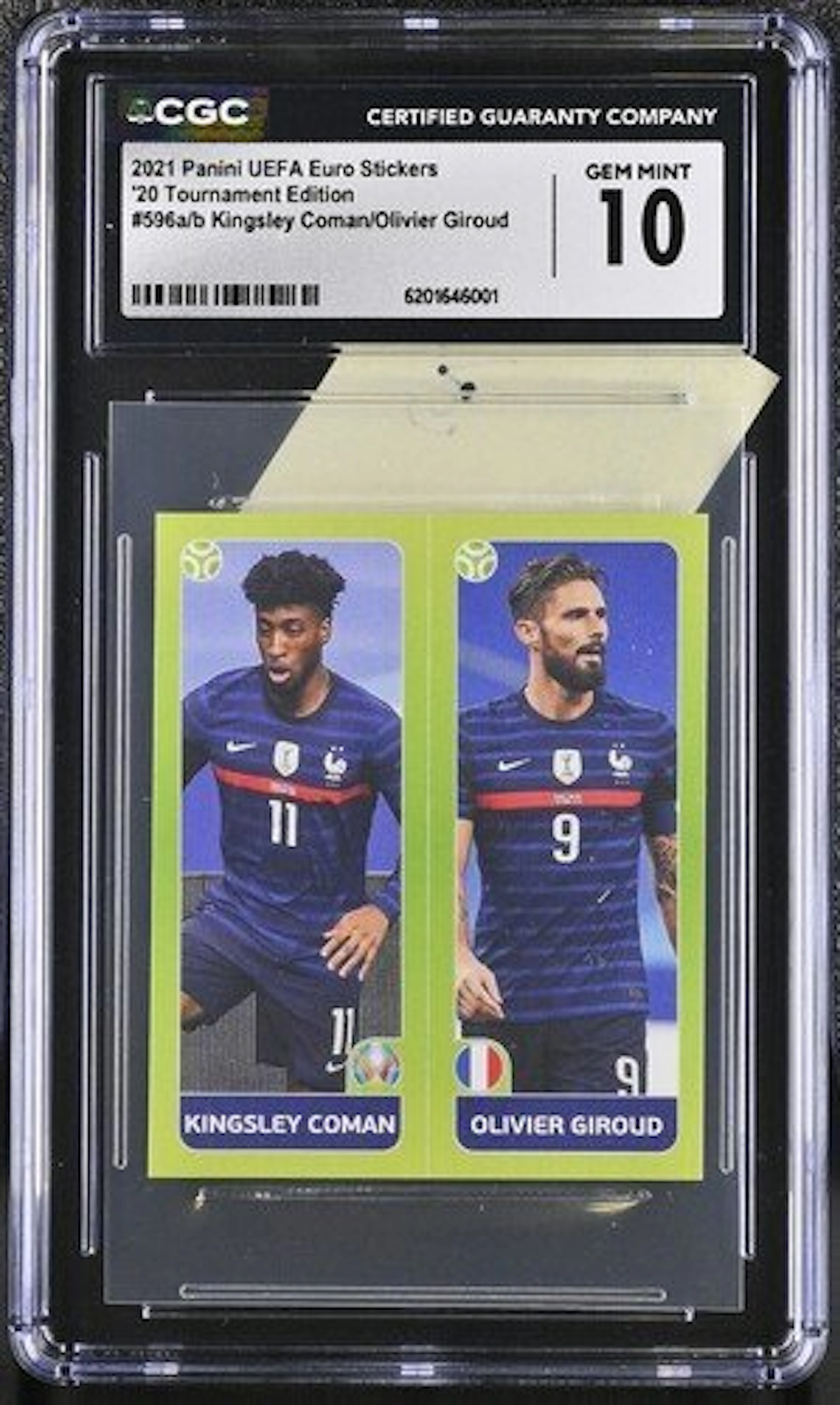 2021 Panini Kingsley Coman / Olivier Giroud #596a/b...