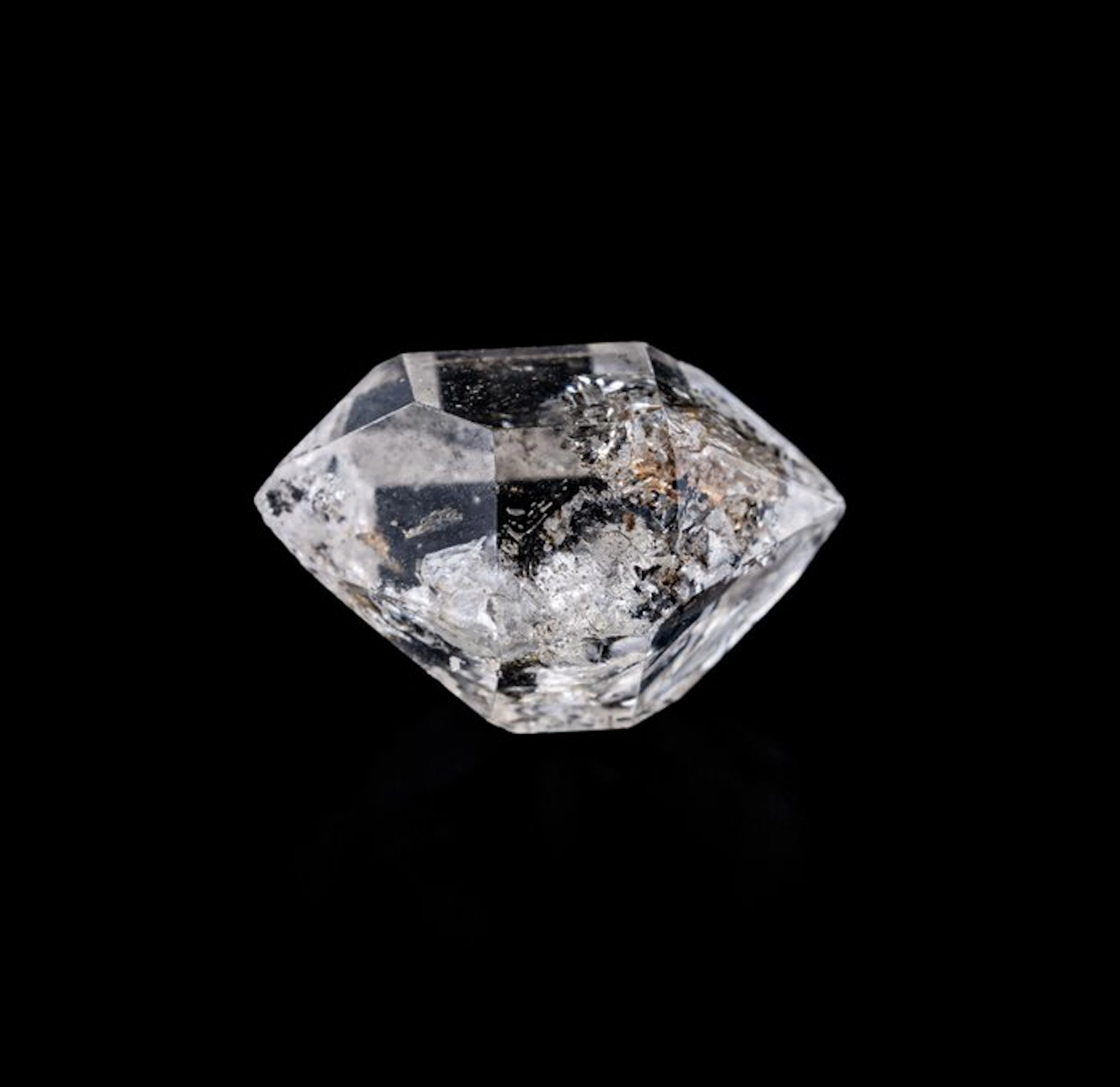 RAREST Herkimer Diamond — 6.40 carats Exceptional clarity...