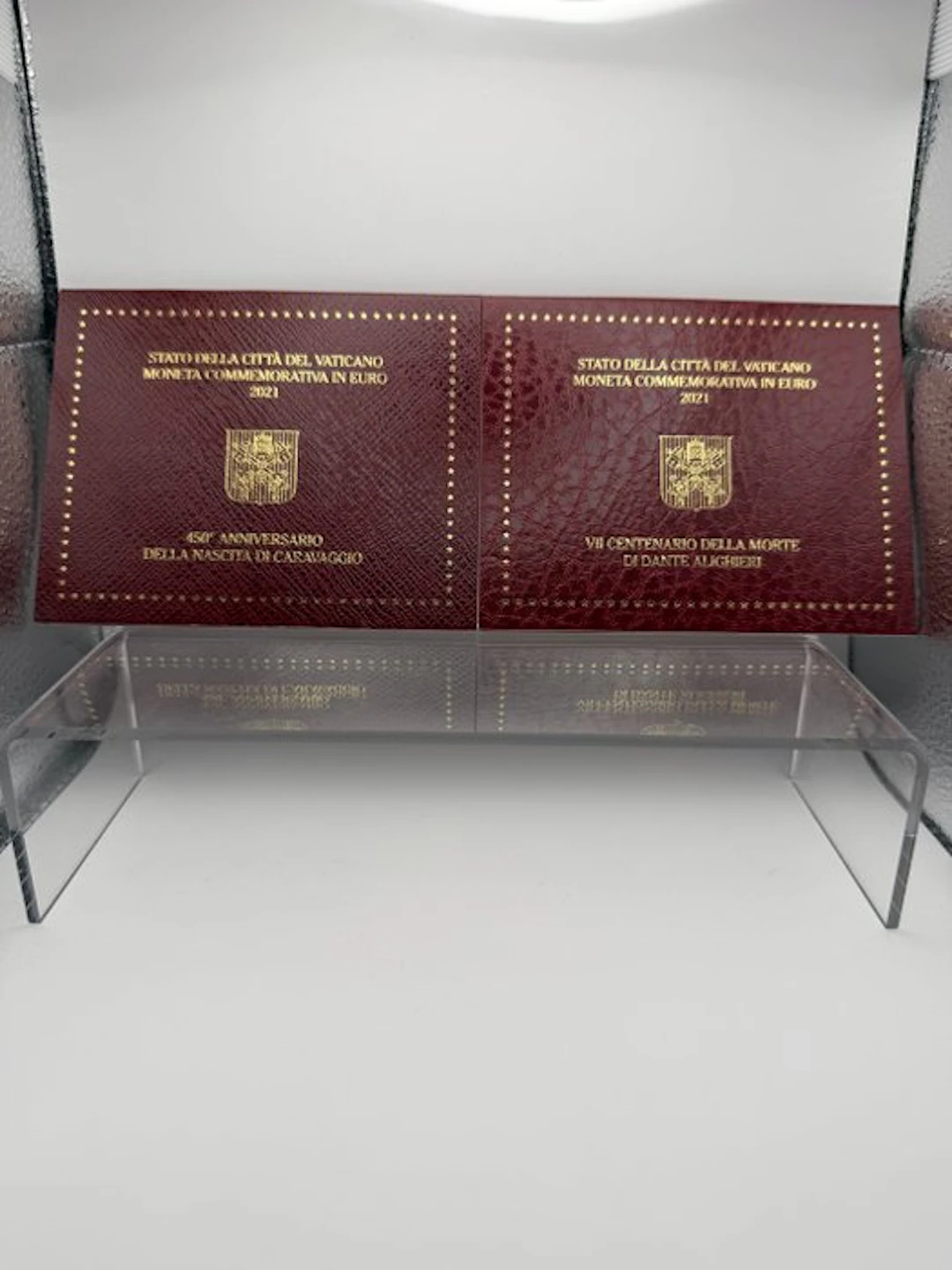 Vatican. 2 Euro 2021 "Caravaggio" + "Dante Alighieri" (2...