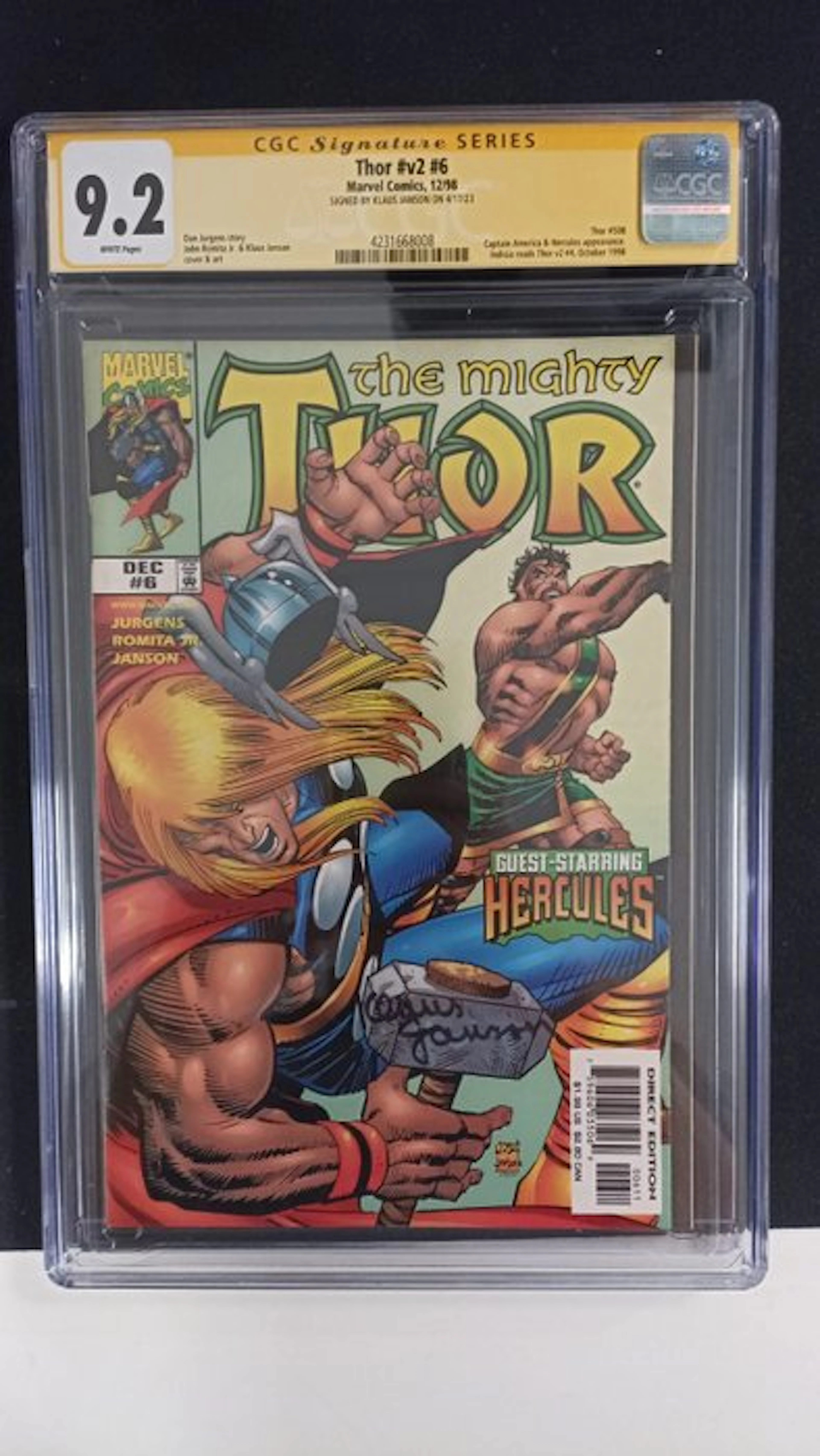 Thor 6 - The Mighty Thor #6 - 1 Graded comic, Signed comic - 1998/1998