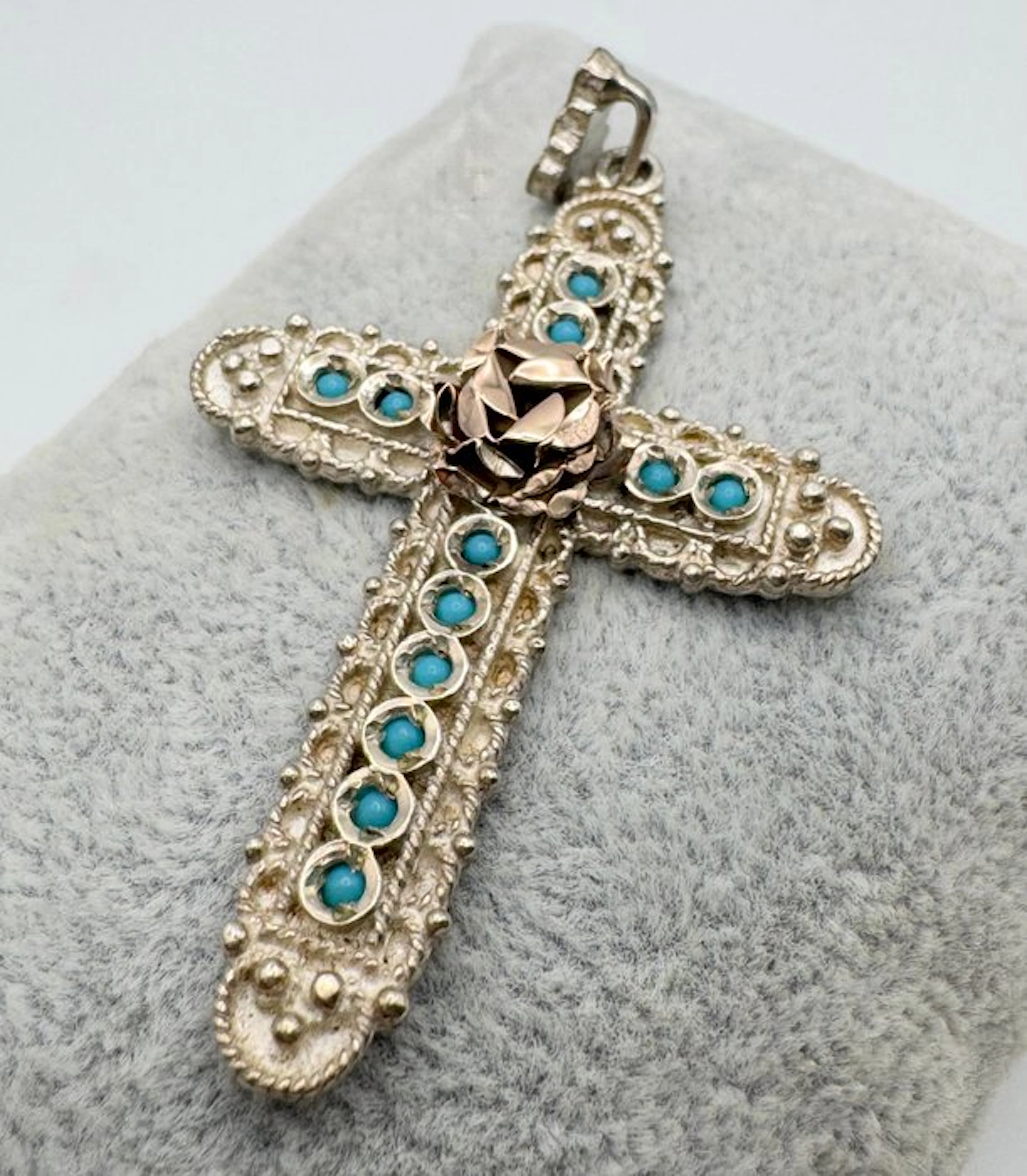 No reserve price - Pendant Silver Turquoise - Turquoise