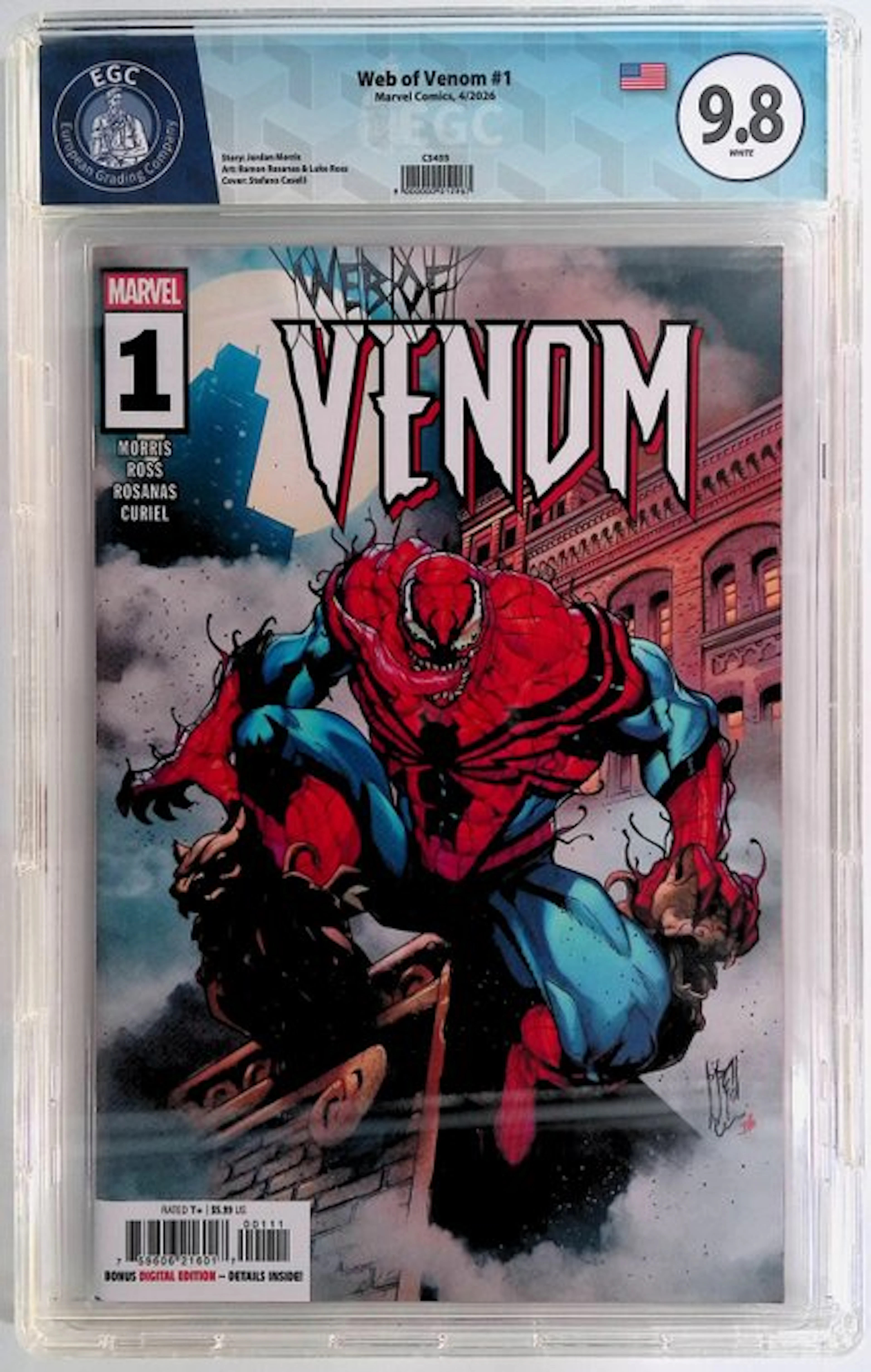 Web of Venom #1 - EGC 9.8 - 1 Graded comic - First edition - 2026