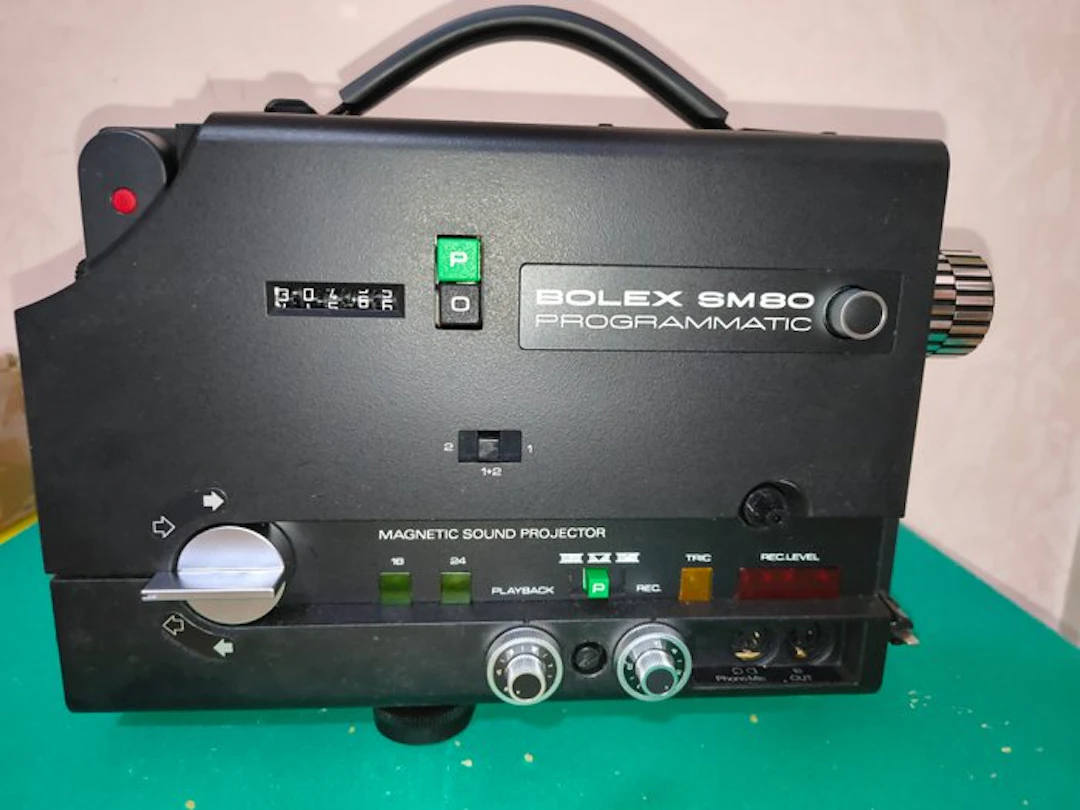 Bolex SM80 Programmatic - Super 8 / Single 8 Magnetic Sound Film projector