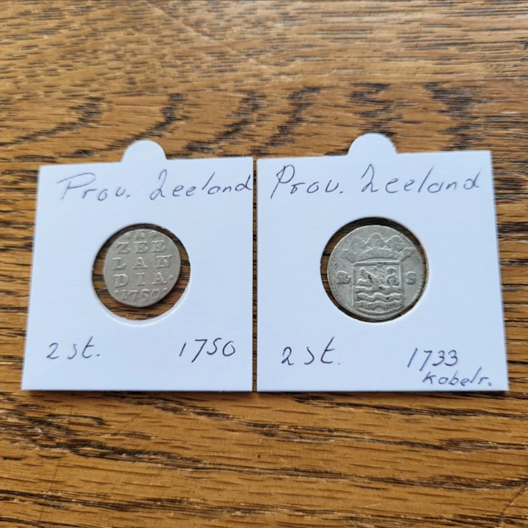 Netherlands, Provincial coins 2 Stuivers 1733/1750 (No reserve price)