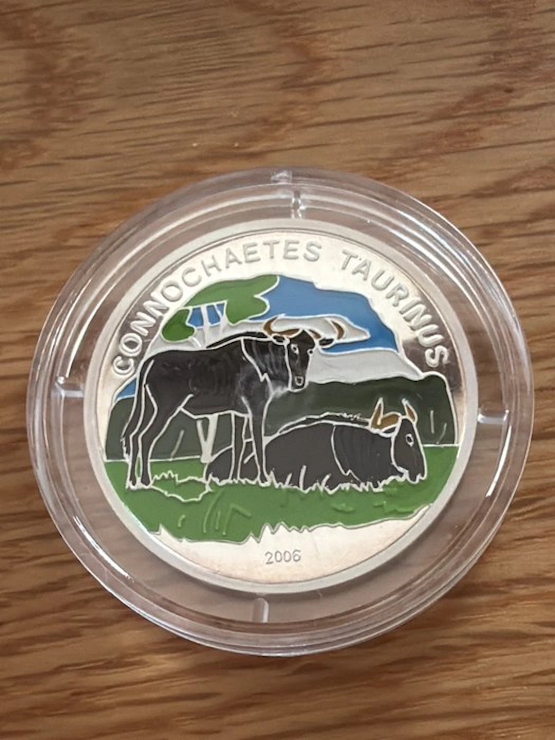 Côte d’Ivoire. 1000 Francs 2006 - Streifengnu 25g (.900) (No reserve price)