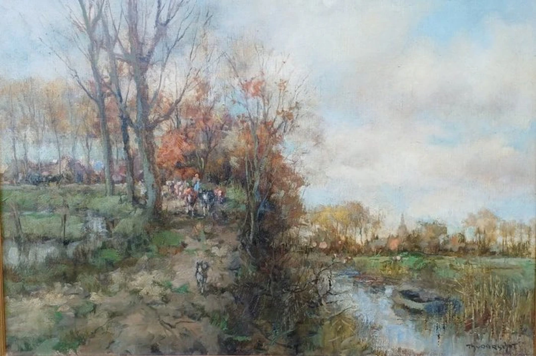 Theodorus van Oorschot (1910-1989) - Landschap