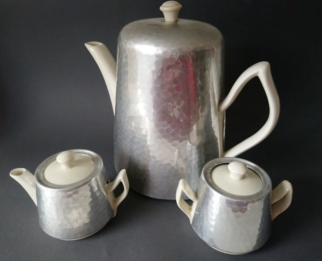 Coffee and tea service (5) - Earthenware
