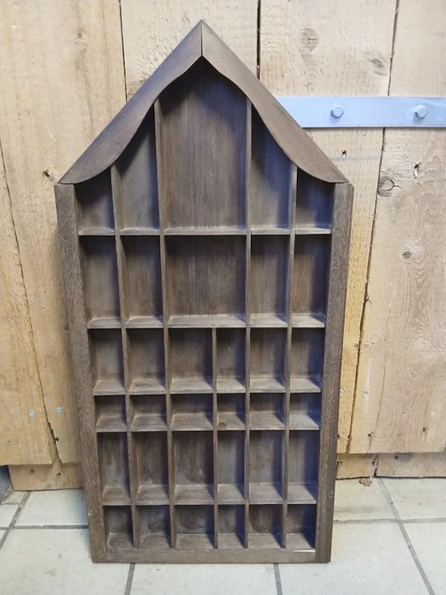 Display cabinet - Wood - letter tray / sorting cabinet