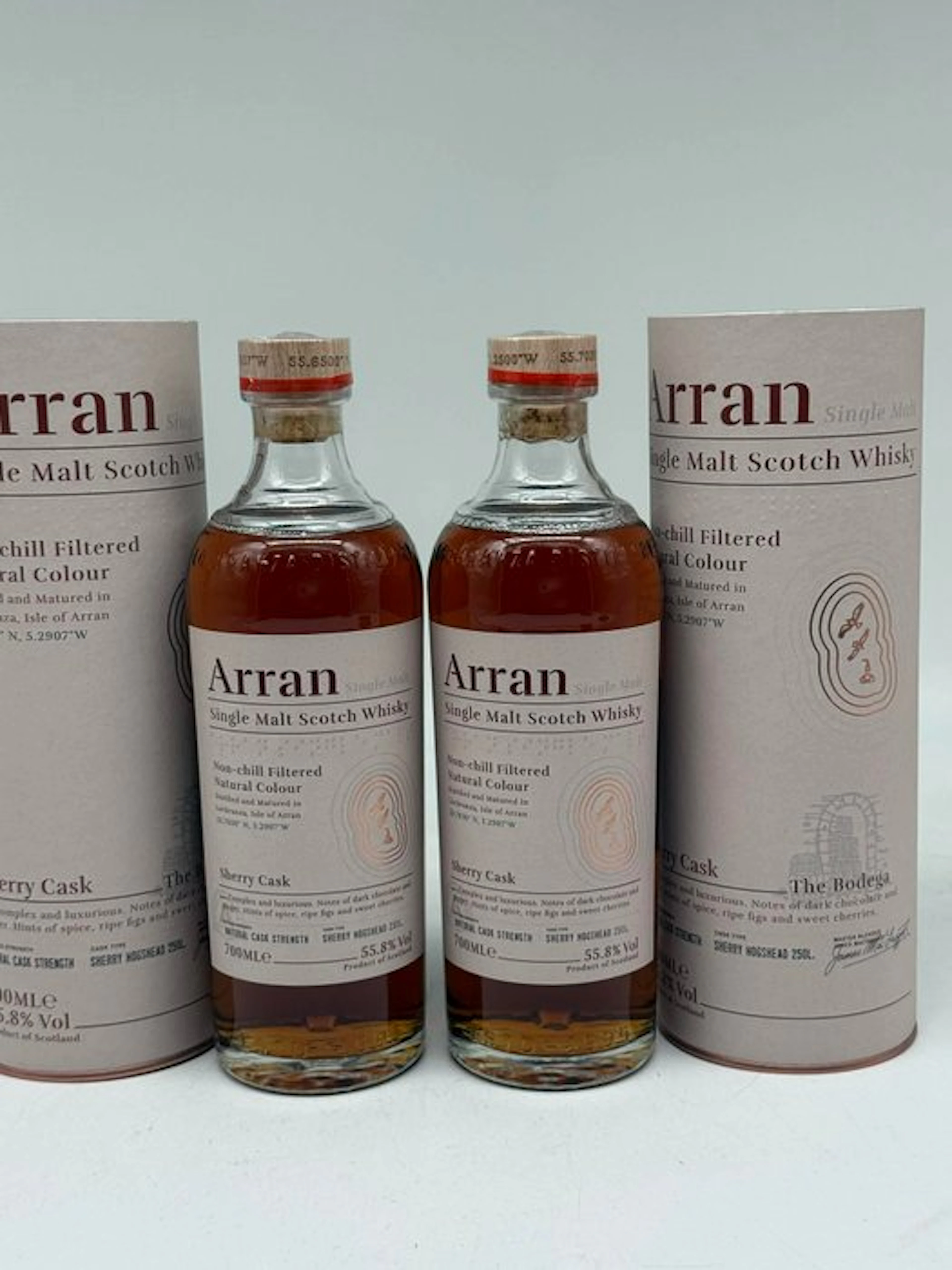 Arran - Sherry Cask The Bodega - Natural Cask Strength - 700ml - 2 bottles
