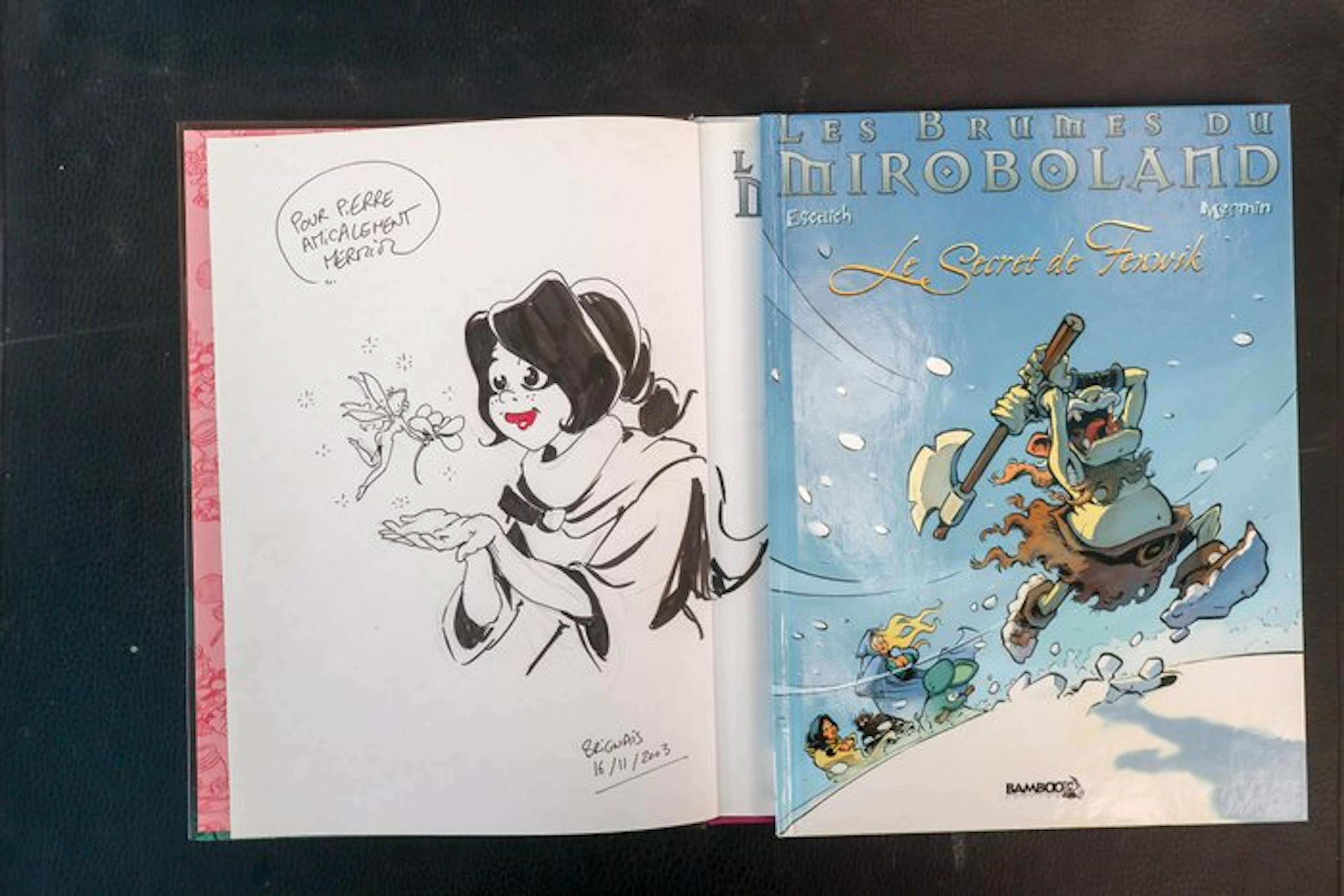 Les Brumes du Miroboland T1 + T2 + dédicace - Série...