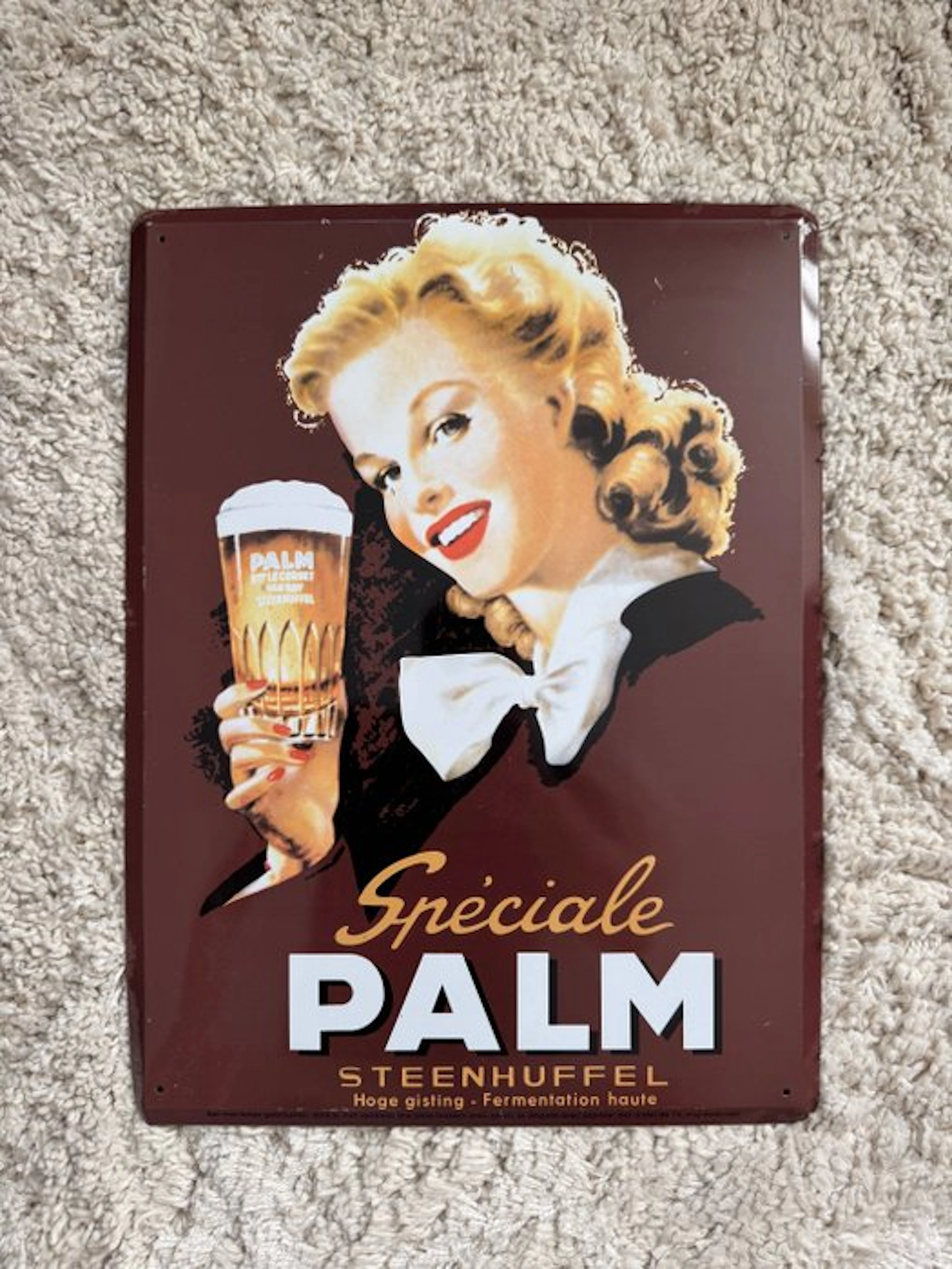 Palm – Special Palm Steenhuffel – metal advertising sign – approx