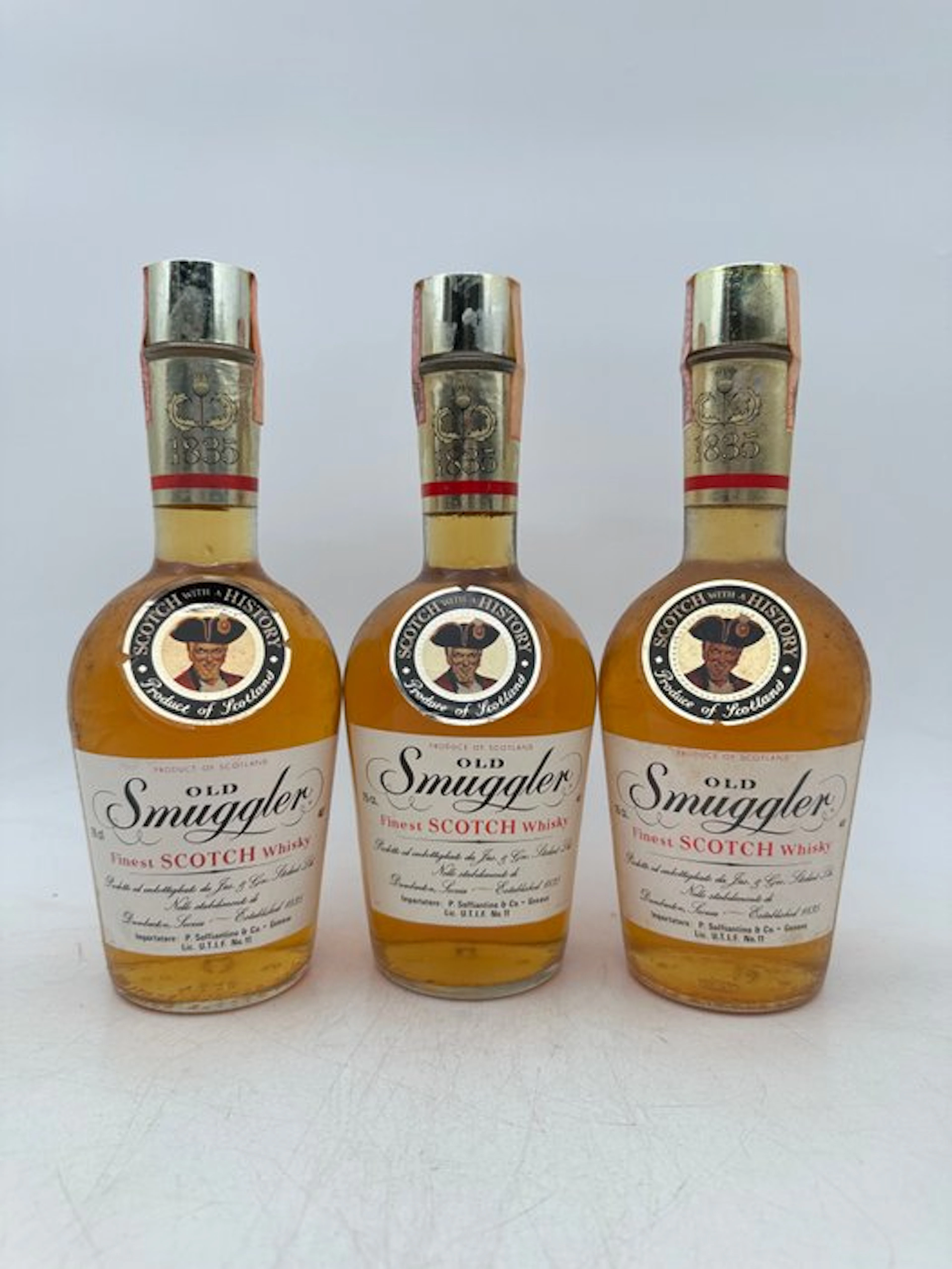 Old Smuggler Finest - b. late 1960s to 1970s - 75cl - 3 bottles