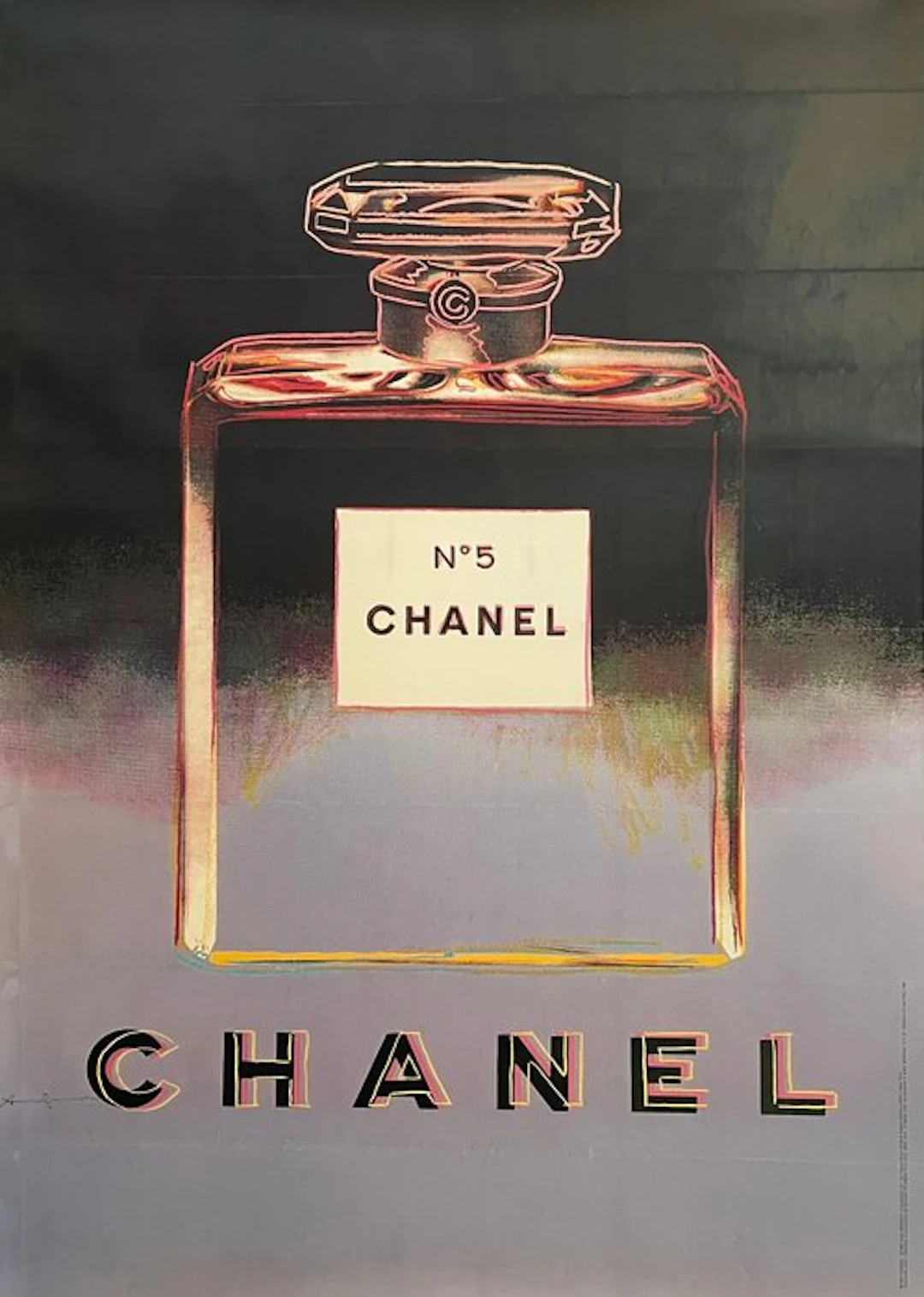 Andy Warhol - CHANEL (VIOLET) Big size - 1990s