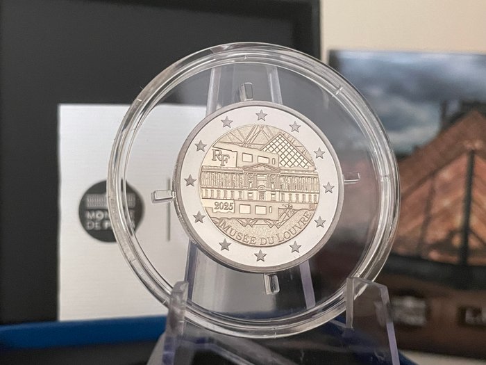 France. 2 Euro 2025 "Musée du Louvre" Proof (No reserve price)