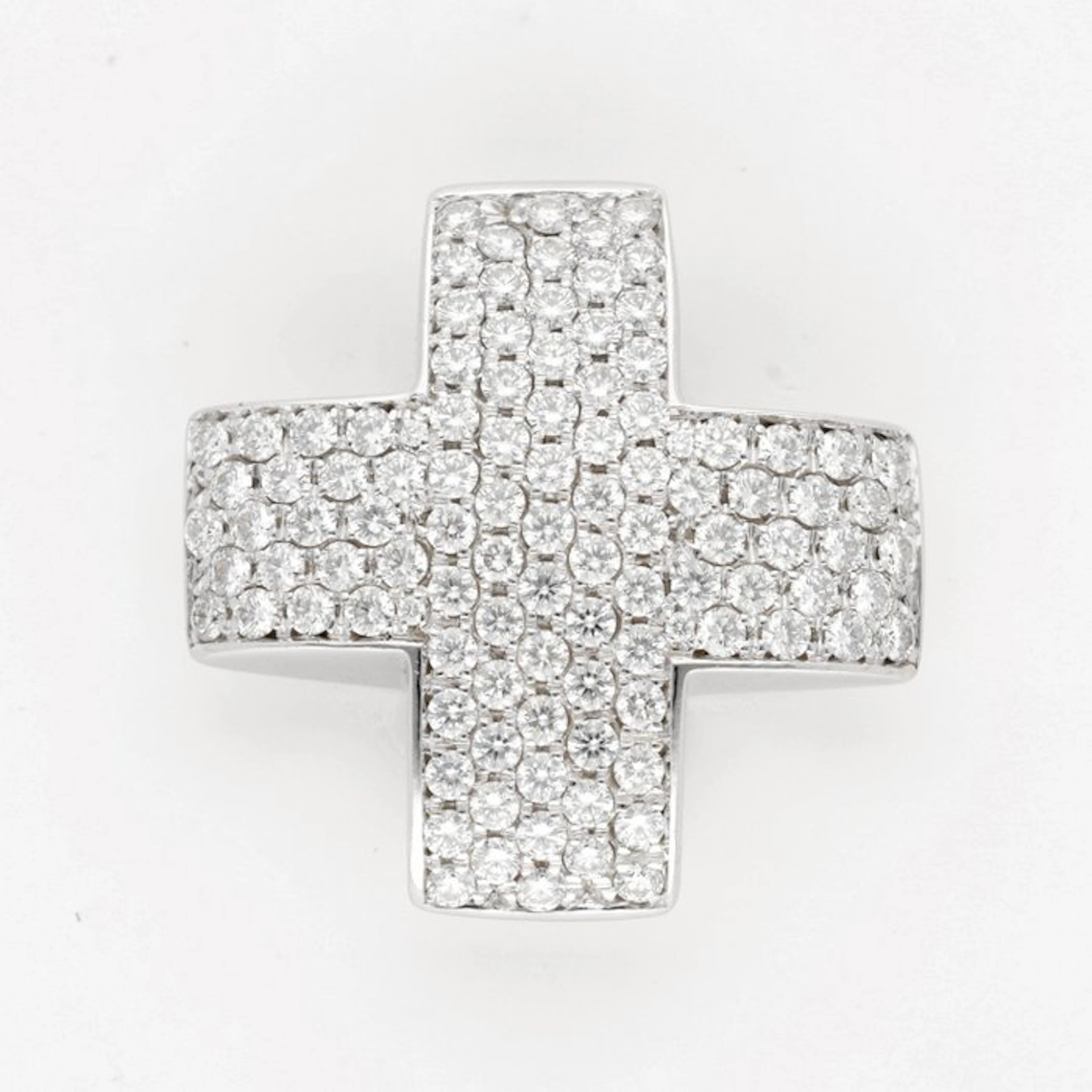 Pendant - 18 kt. White gold Diamond (Natural)