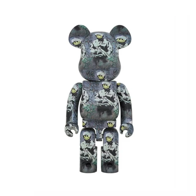 Banksy (1974) - Bearbrick 1000% Banksy Brandalism - Riot Cop