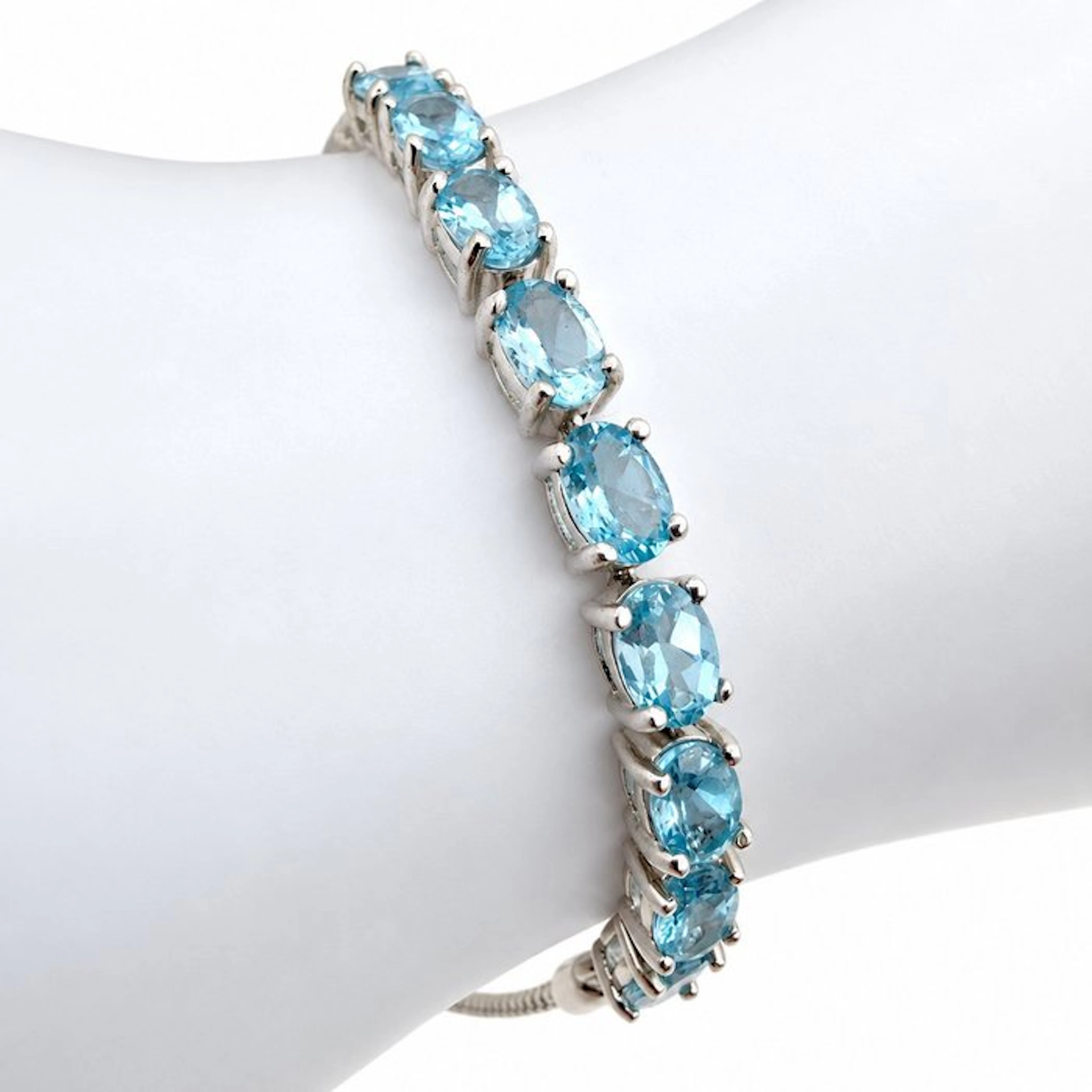 No reserve price - Bracelet Silver - Tennis bracelet