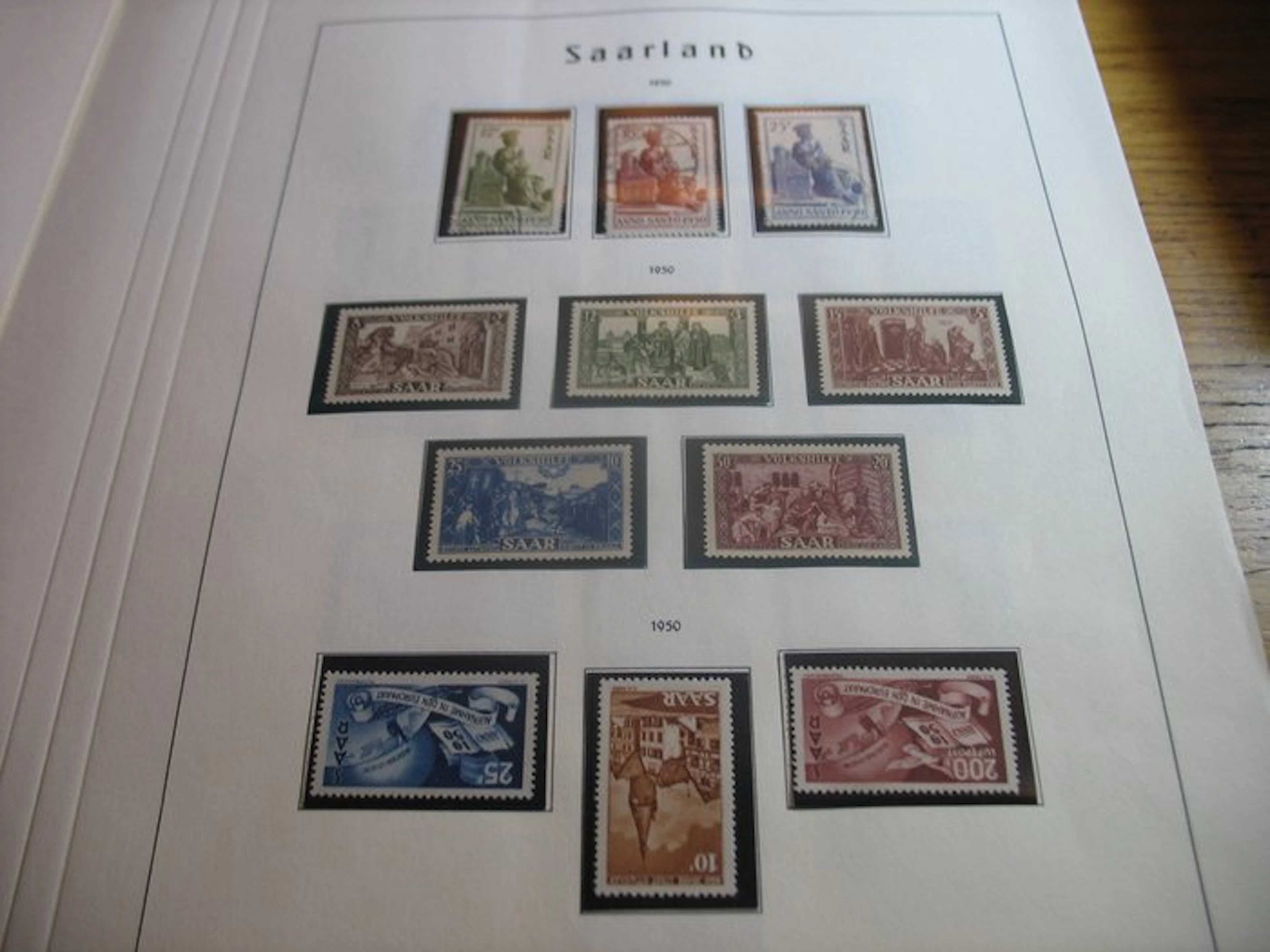 Saarland - A beautiful Saarland collection, mostly mint (never hinged) or used.