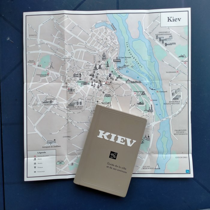 L. Daien - Kiev, Guide de la ville et de ses environs - 1960