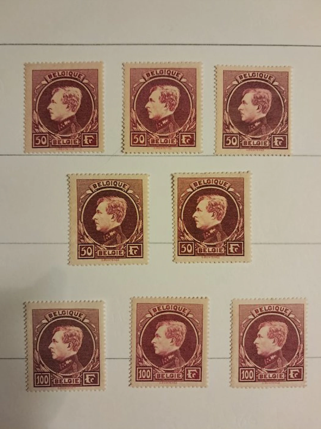 Belgium 1929/1929 - Study lot
