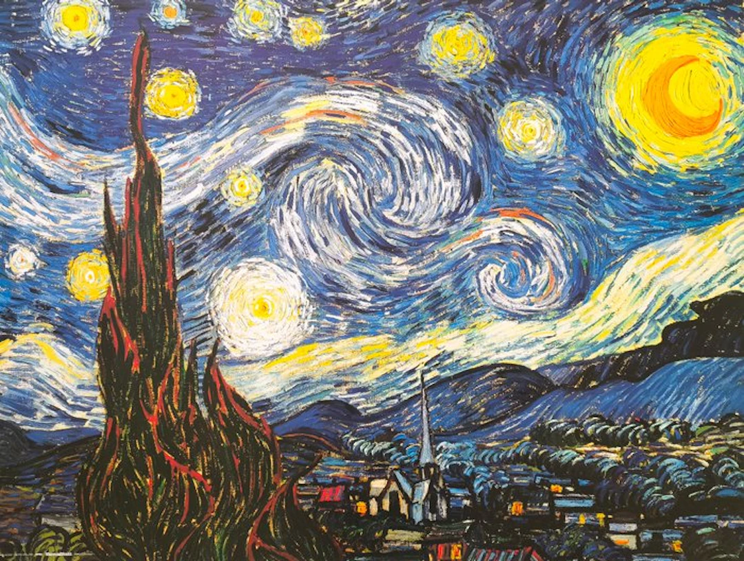 Vincent van Gogh (1853–1890) (after) - "La Nuit étoilée, 1889"