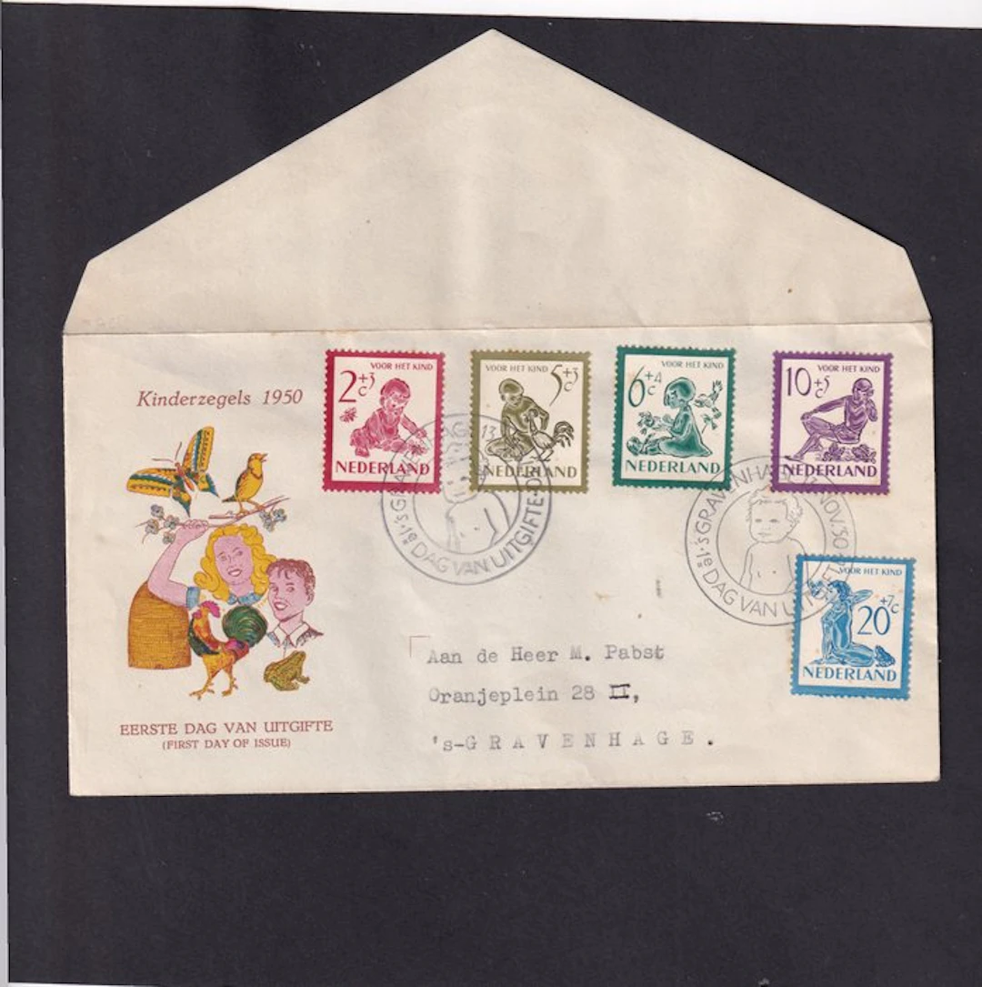 Netherlands 1950 - Child 1950 - FDC E4