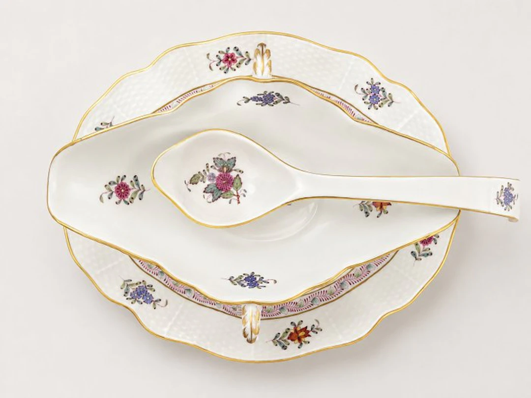 Herend - Gravy boat (2) - Porcelain