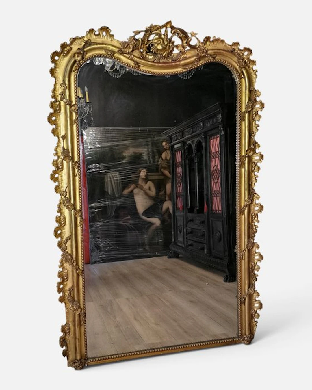 Wall mirror - Wood, Glass