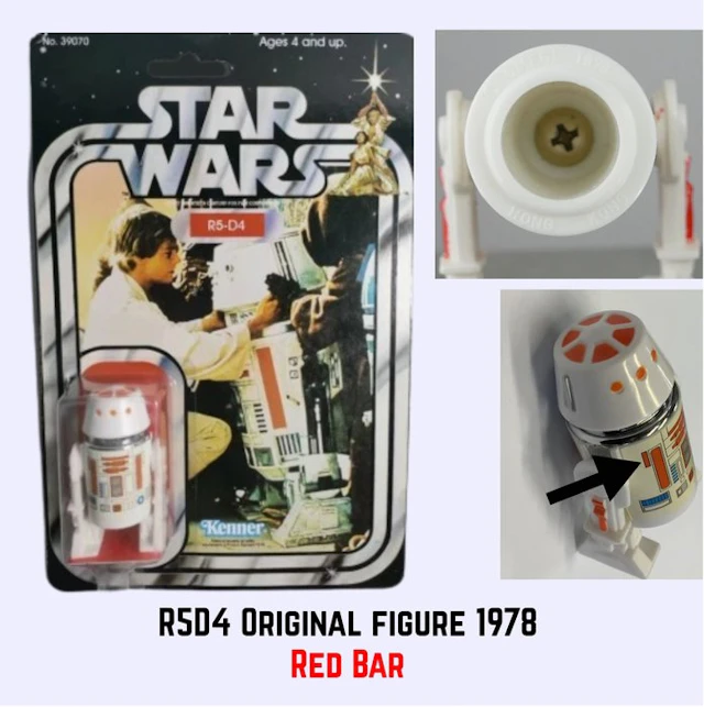 Kenner - Action figure Star Wars 1978 R5D4 - selling...