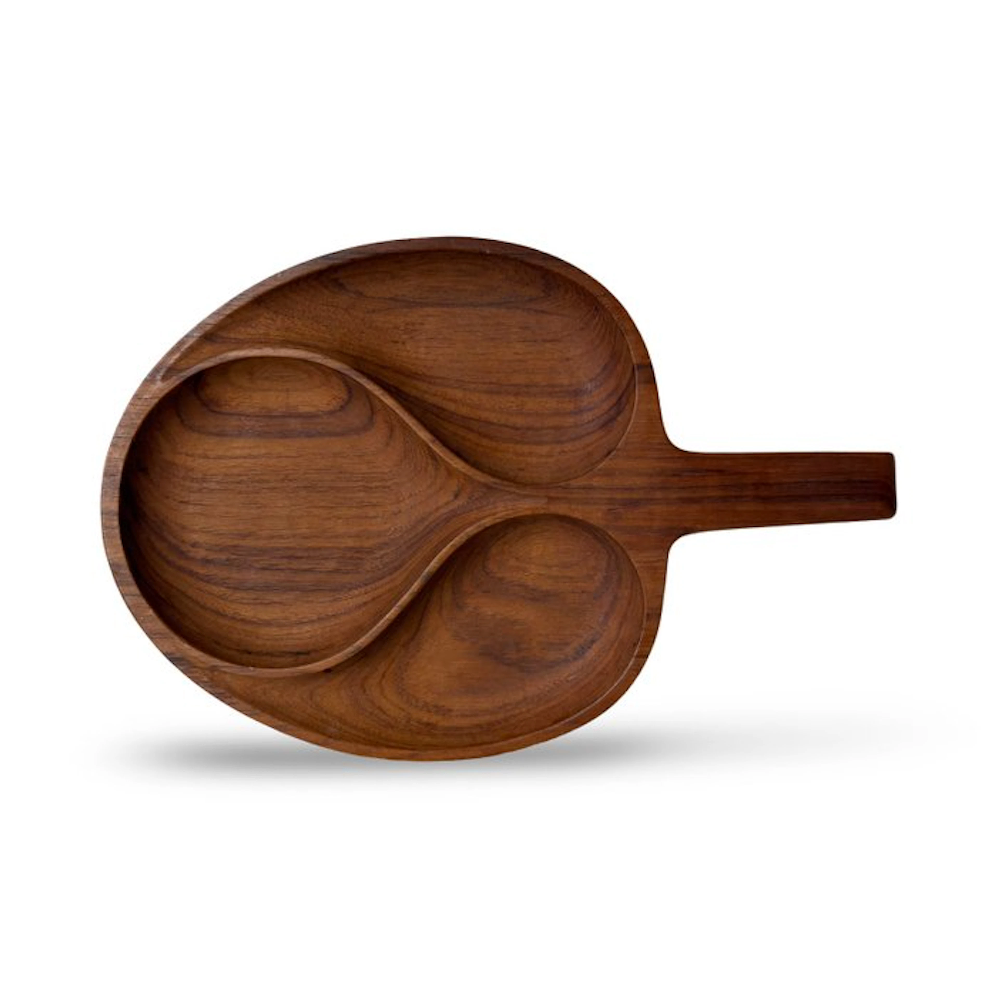 Odense Møbelfabrik - Lauritz Jensen - Serving plate - Model/Vorm no. 45 - Teak