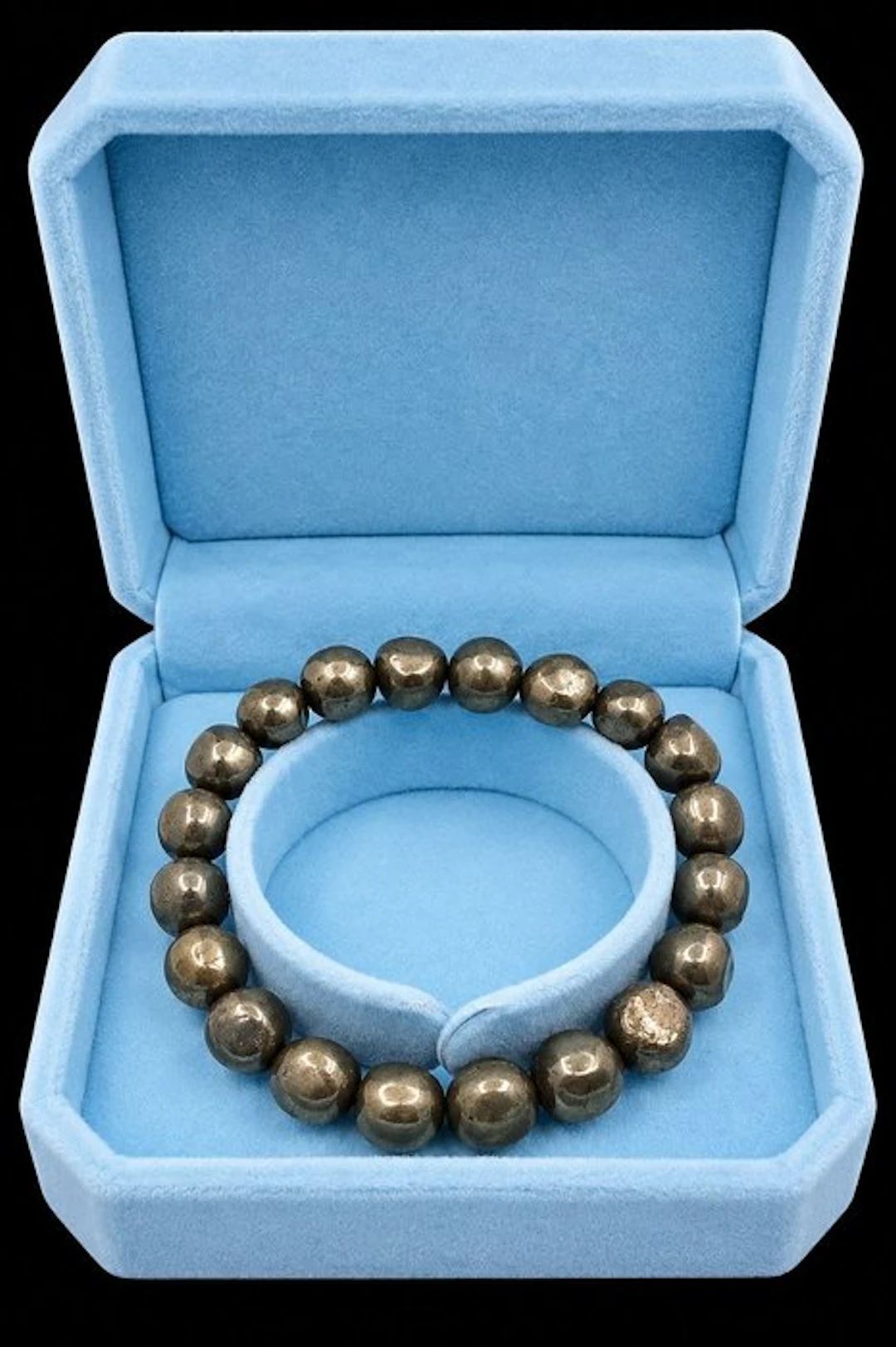 Elegant premium natural pyrite bracelet — supreme...