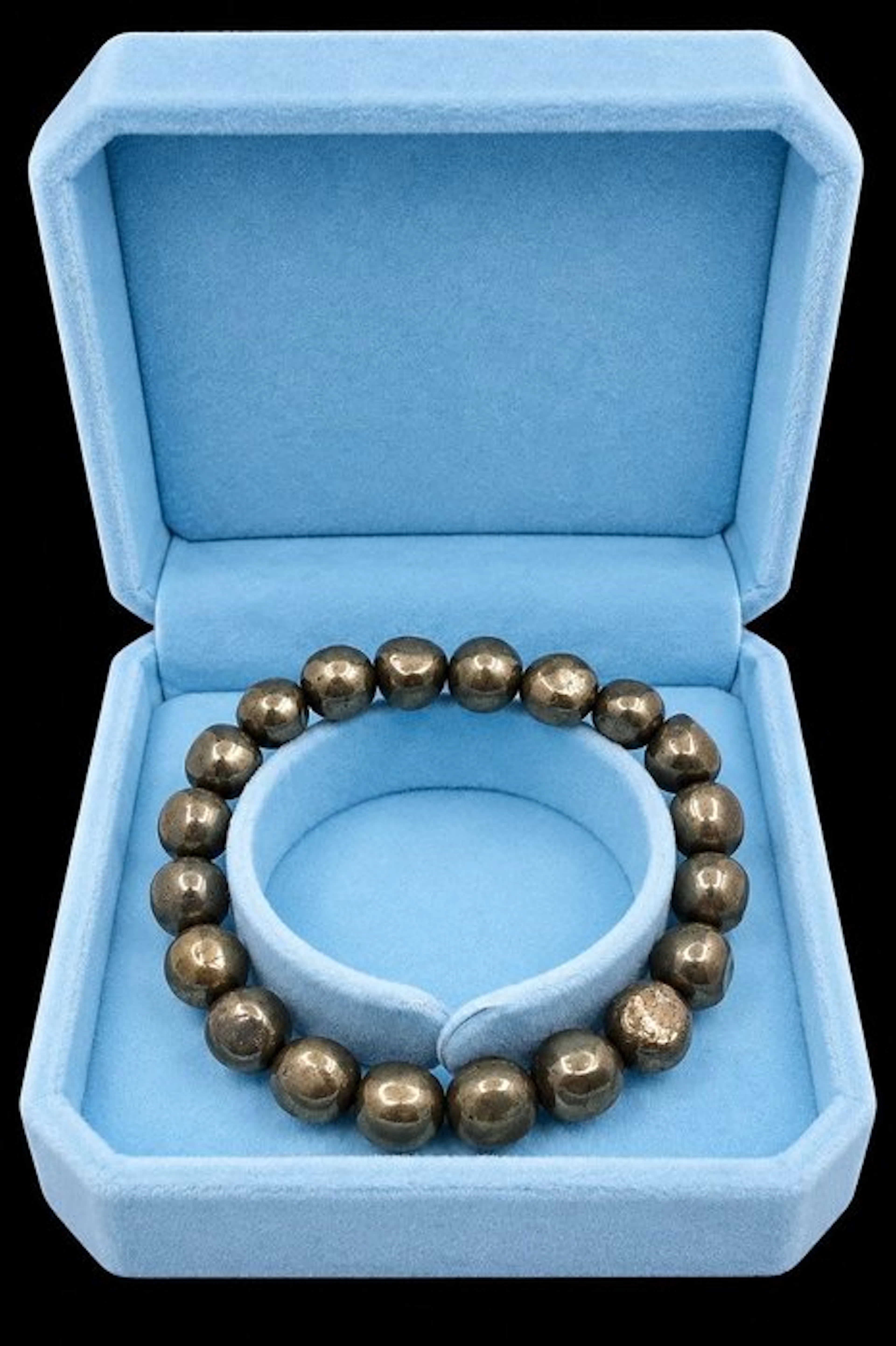 Elegant premium natural pyrite bracelet — supreme...
