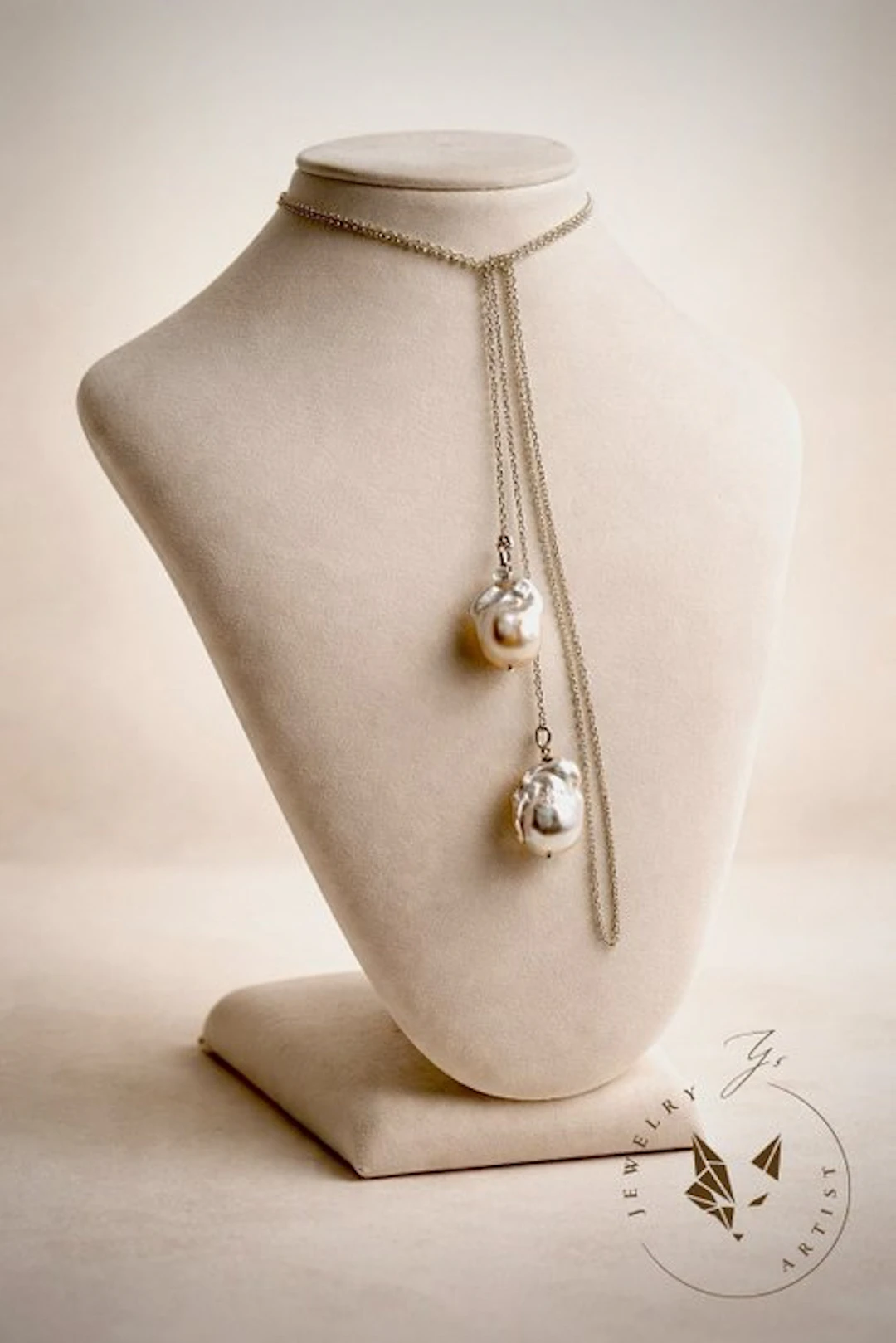 Designer Jewel - Baroque Pearls - 925 Silver...
