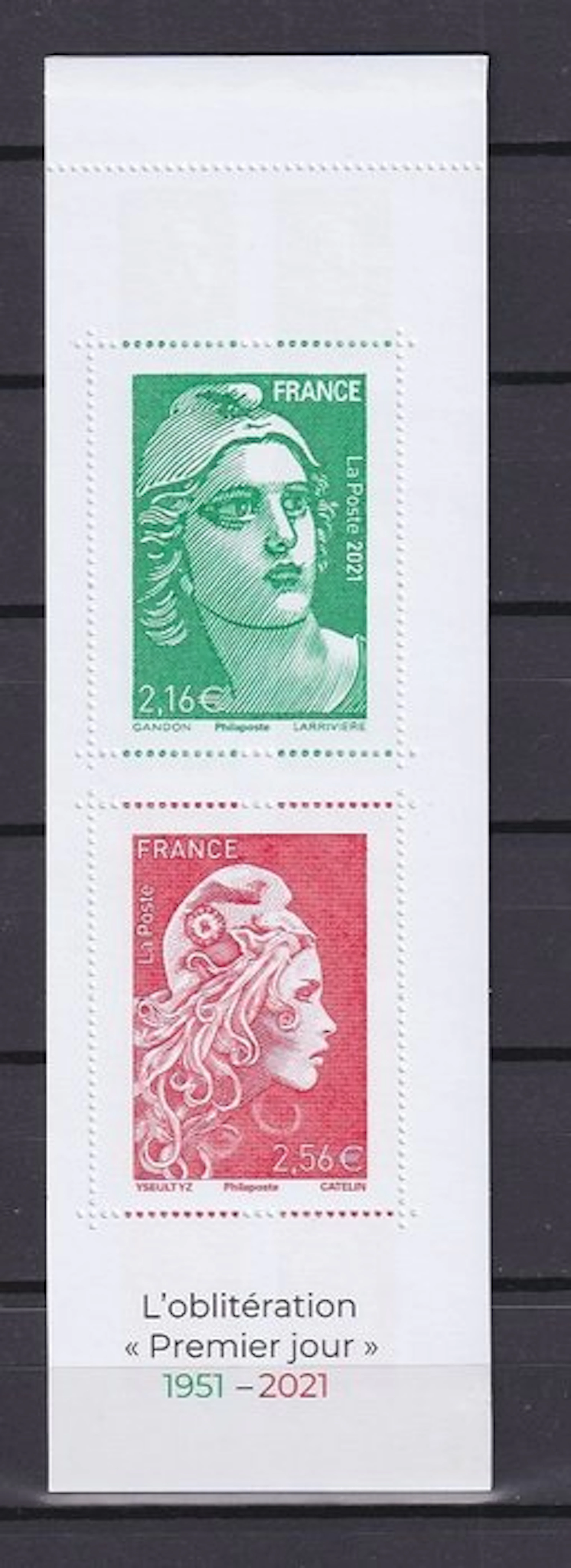 France 2021 - superbe carnet "70ans de la mention premier...