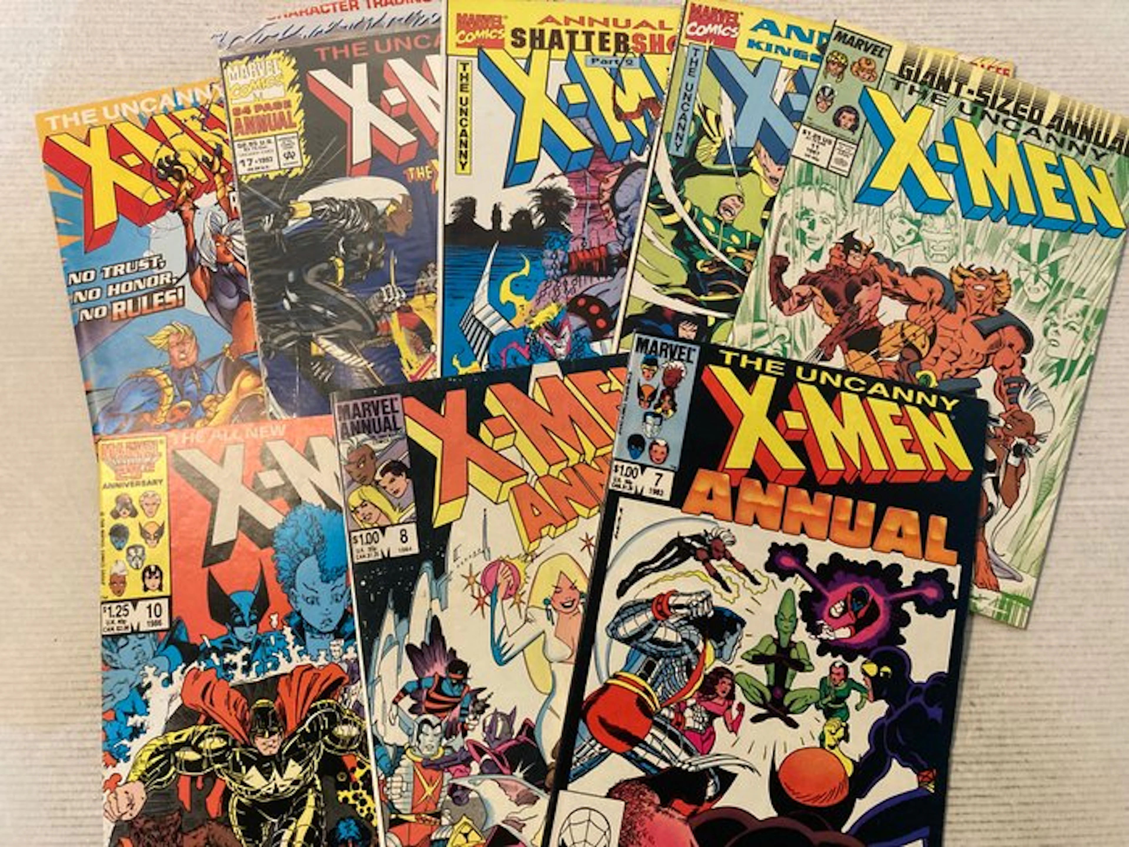 Uncanny X-Men (1963) Annual 8 comics in range # 7 to '97
