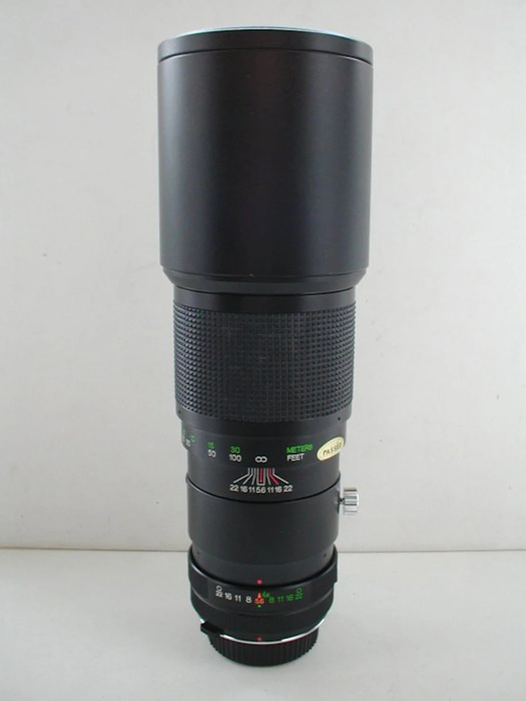Vivitar 400mm F/5.6, Olympus OM vatting Telelens