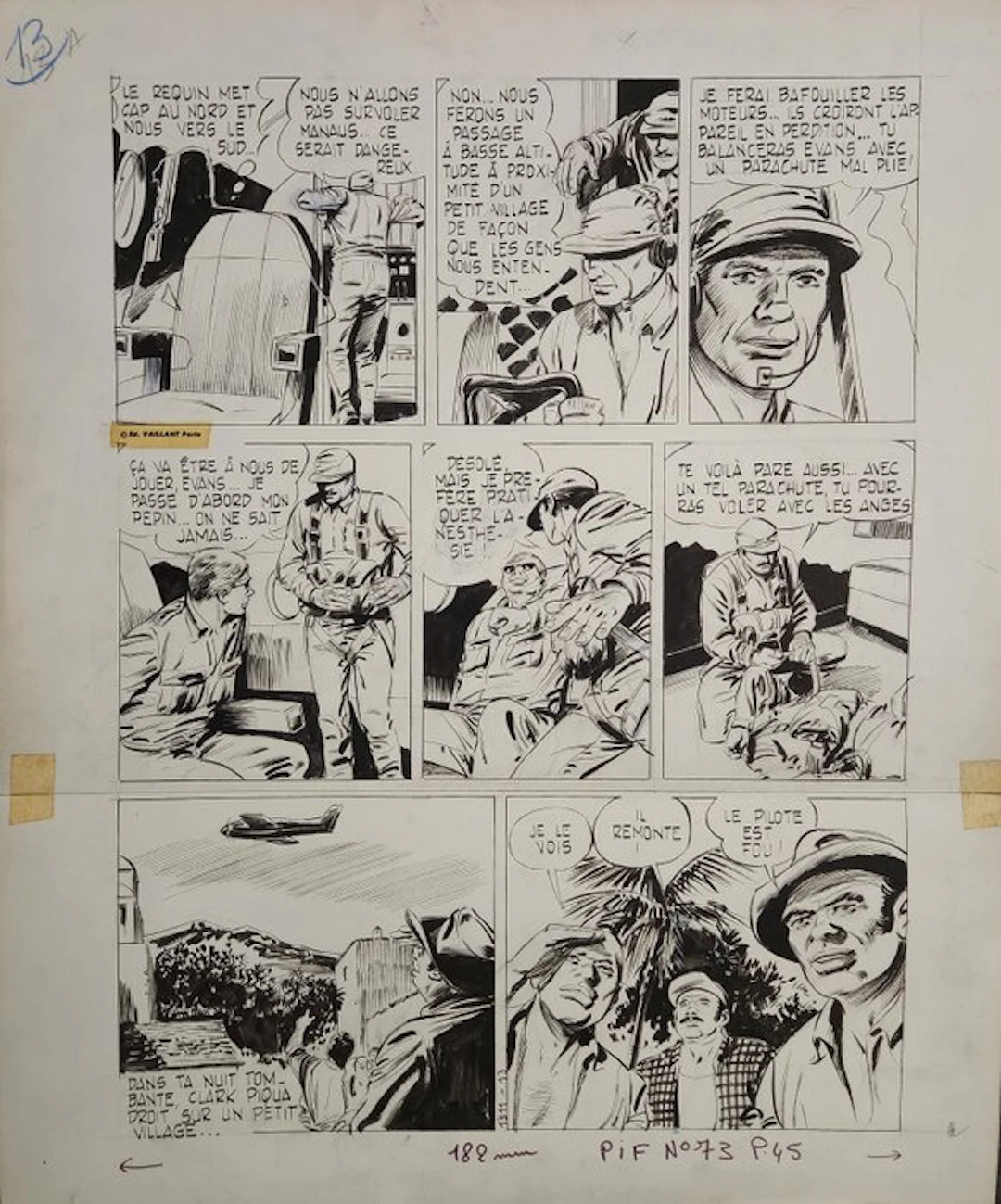 Lenvers, Max - 1 Original page - Pif Gadget - 1970