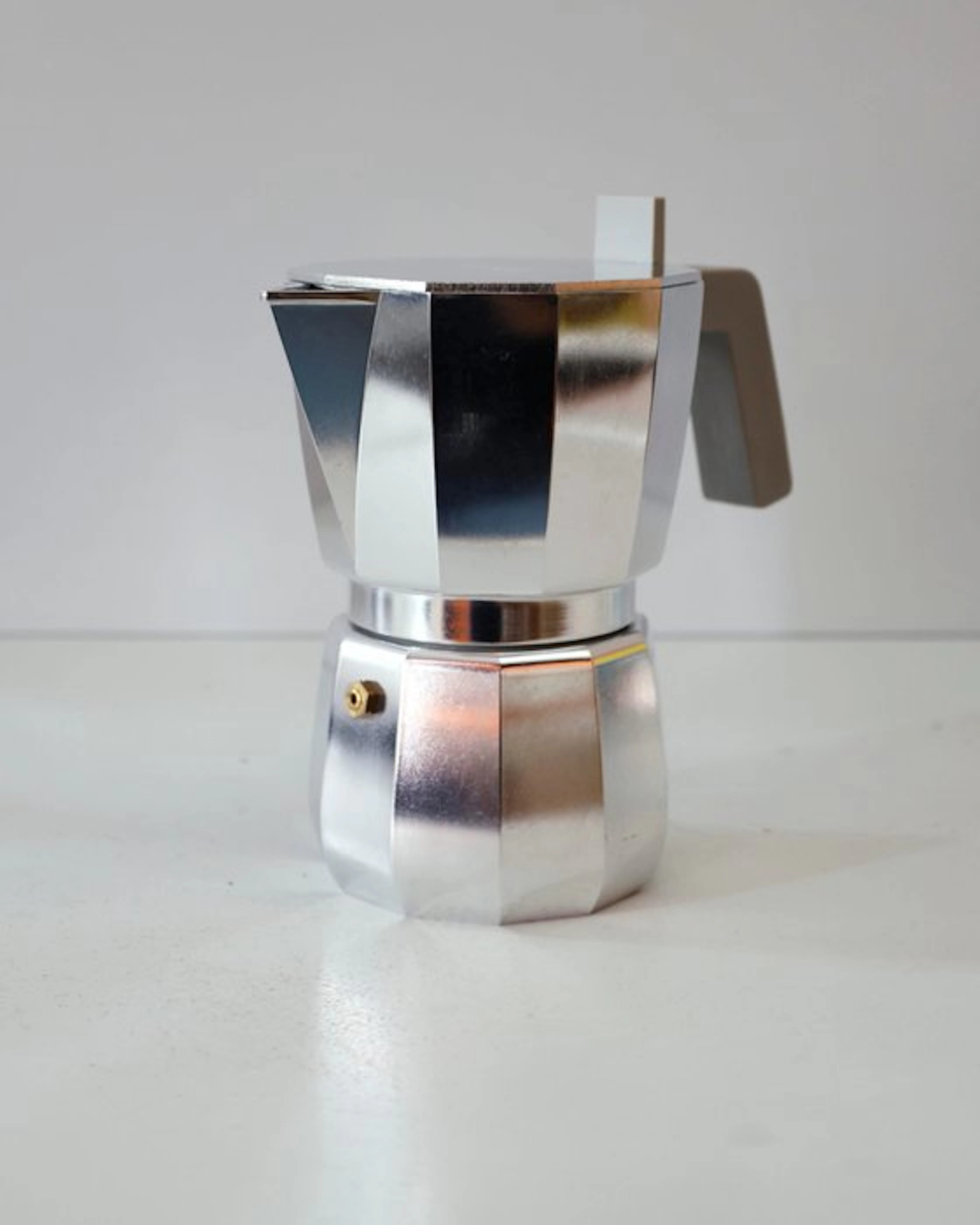 Alessi - David Chipperfield - Coffee maker - Moka - 3 cups, 15cl - Aluminium
